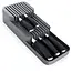 Grey Drawer Knife Organiser 39 × 14.5 × 7.5 cm – 18 Knives