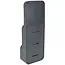 Grijze messenorganizer voor lade 39 × 14,5 × 7,5 cm – 18 messen