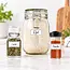 Self-adhesive black and white labels for jars and bottles – 28 pcs
