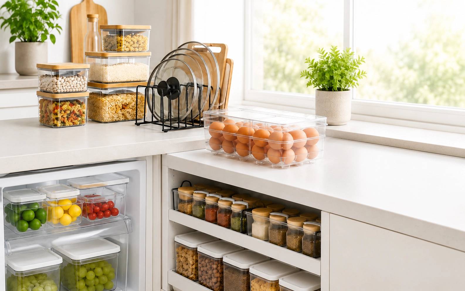 Slimme organizers voor een rustige keuken