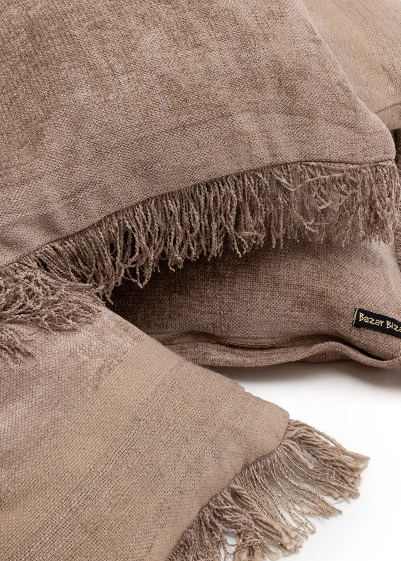 Bazar Bizar Antwerp The Oh My Gee Cushion Cover - Concrete Velvet - 40x40