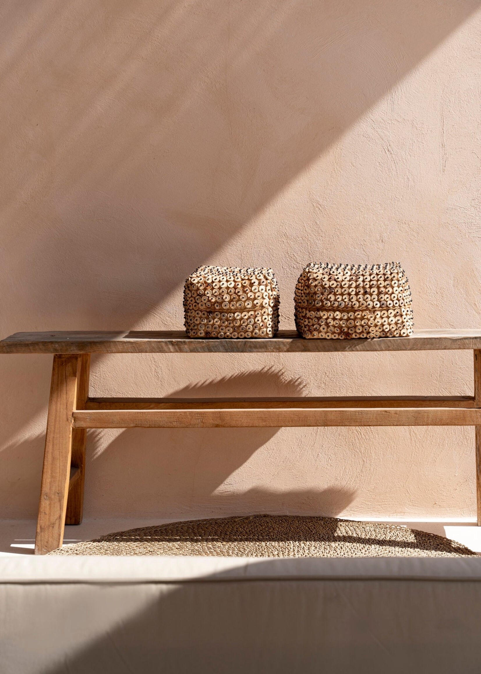 Bazar Bizar Antwerp The Coconut Shell Basket - Natural - L