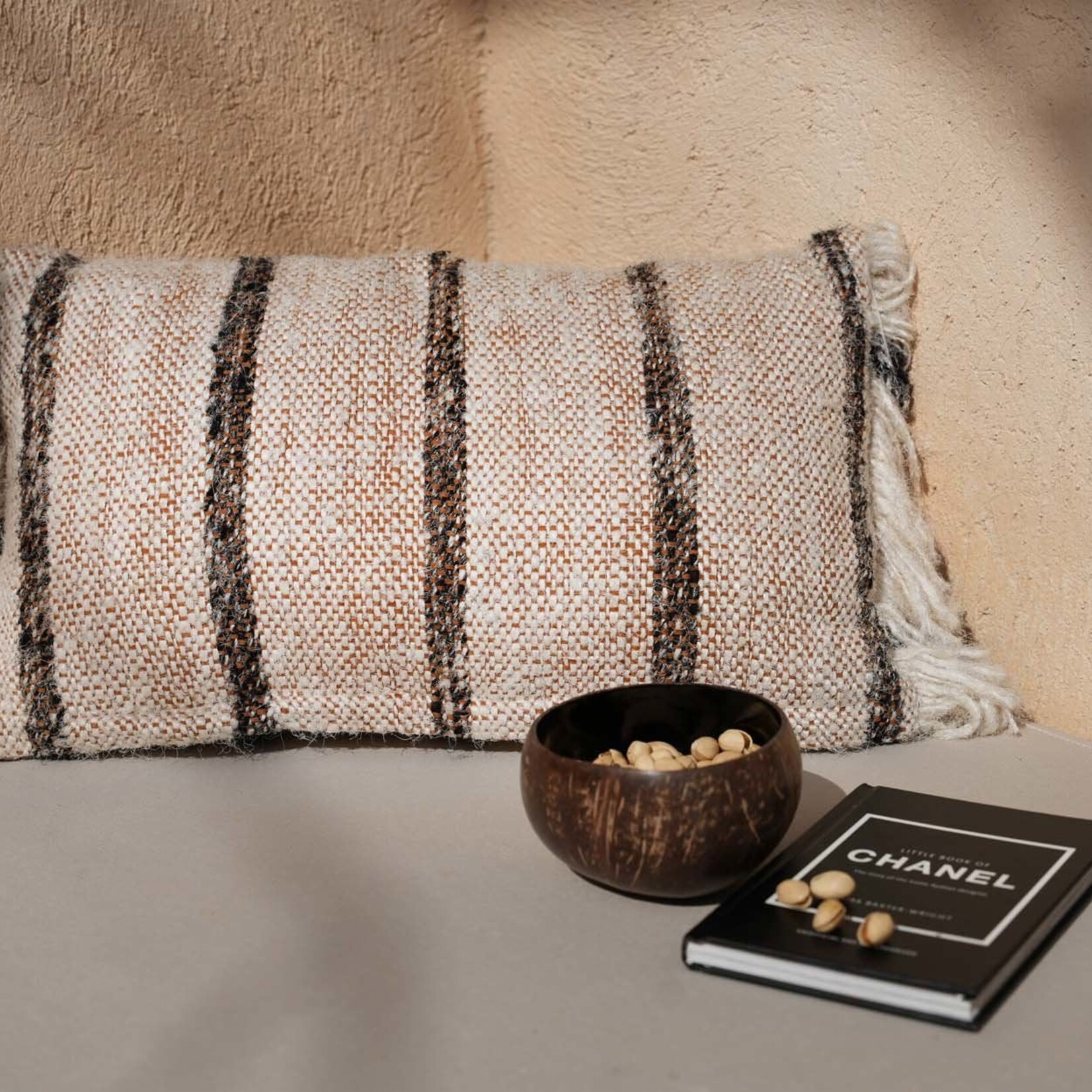 Bazar Bizar Antwerp The Oh My Gee Cushion Cover - Bohemian White - 30x50