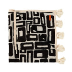 Bazar Bizar Antwerp The Aztec Bed Throw - Natural Black