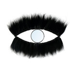 Bazar Bizar Antwerp The Black Eye Mirror - Black