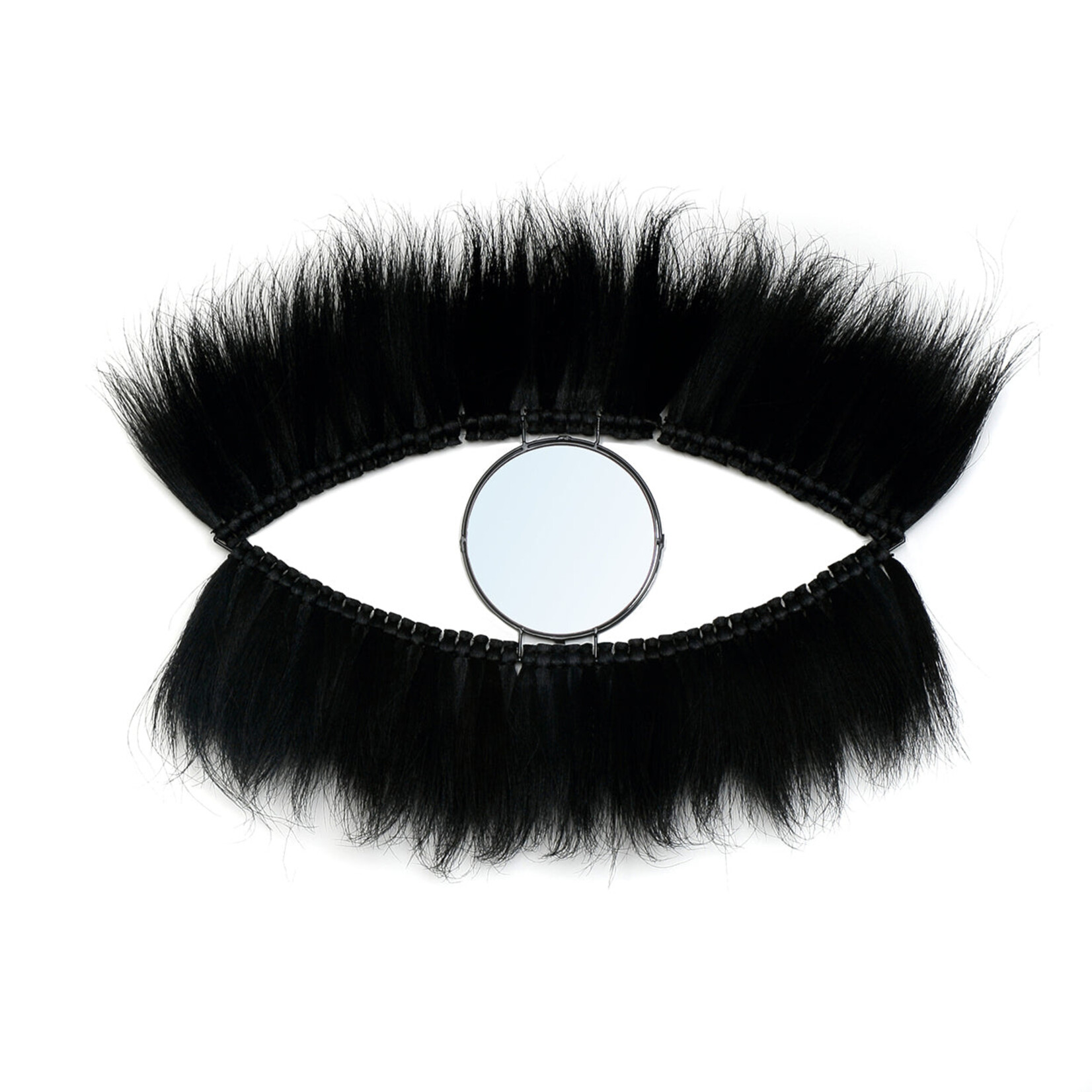 Bazar Bizar Antwerp The Black Eye Mirror - Black