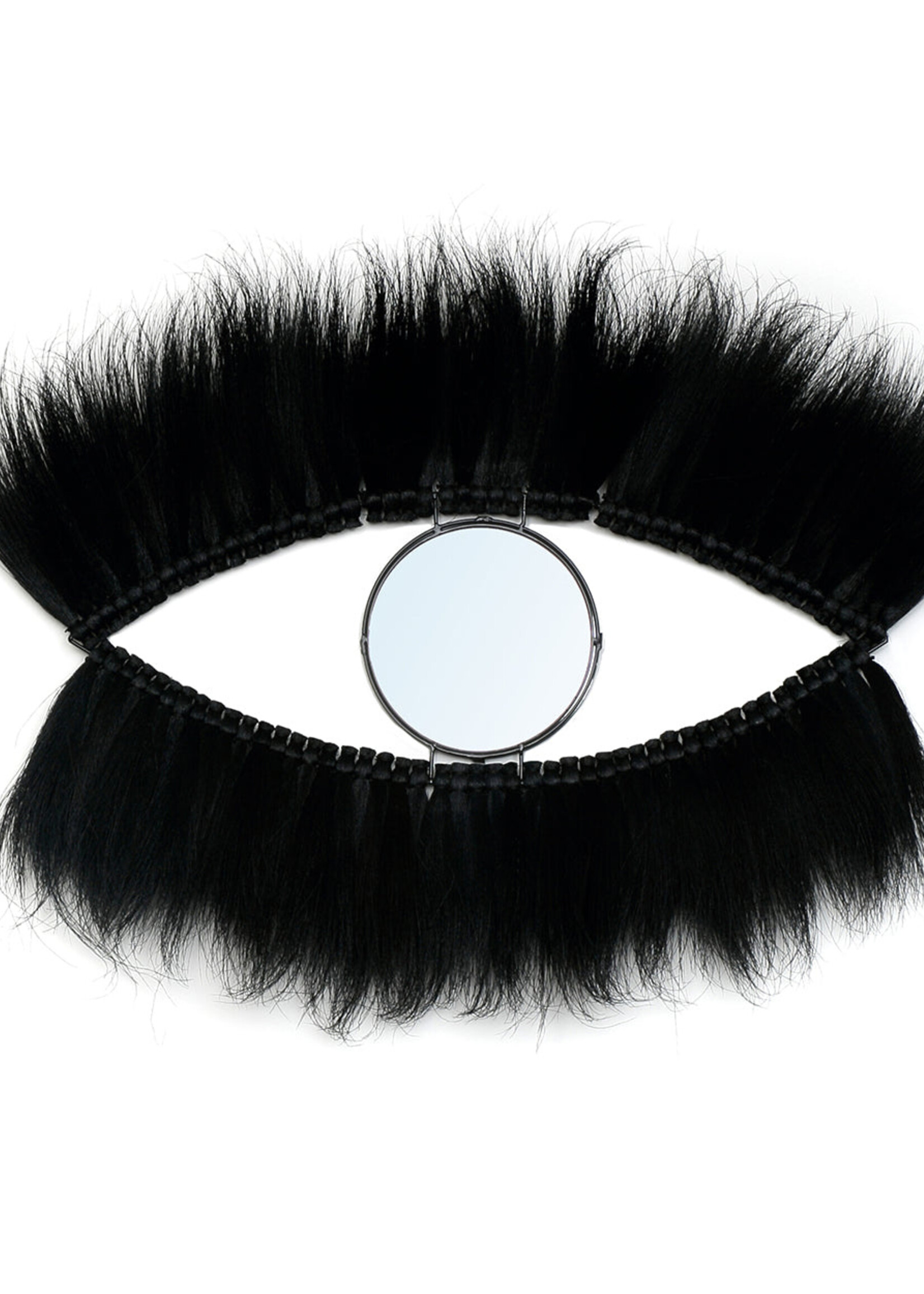 Bazar Bizar Antwerp The Black Eye Mirror - Black