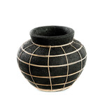 Bazar Bizar Antwerp The Belly Vase - Black Natural - M