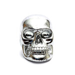 Bazar Bizar The Resin Skull Head Silver S