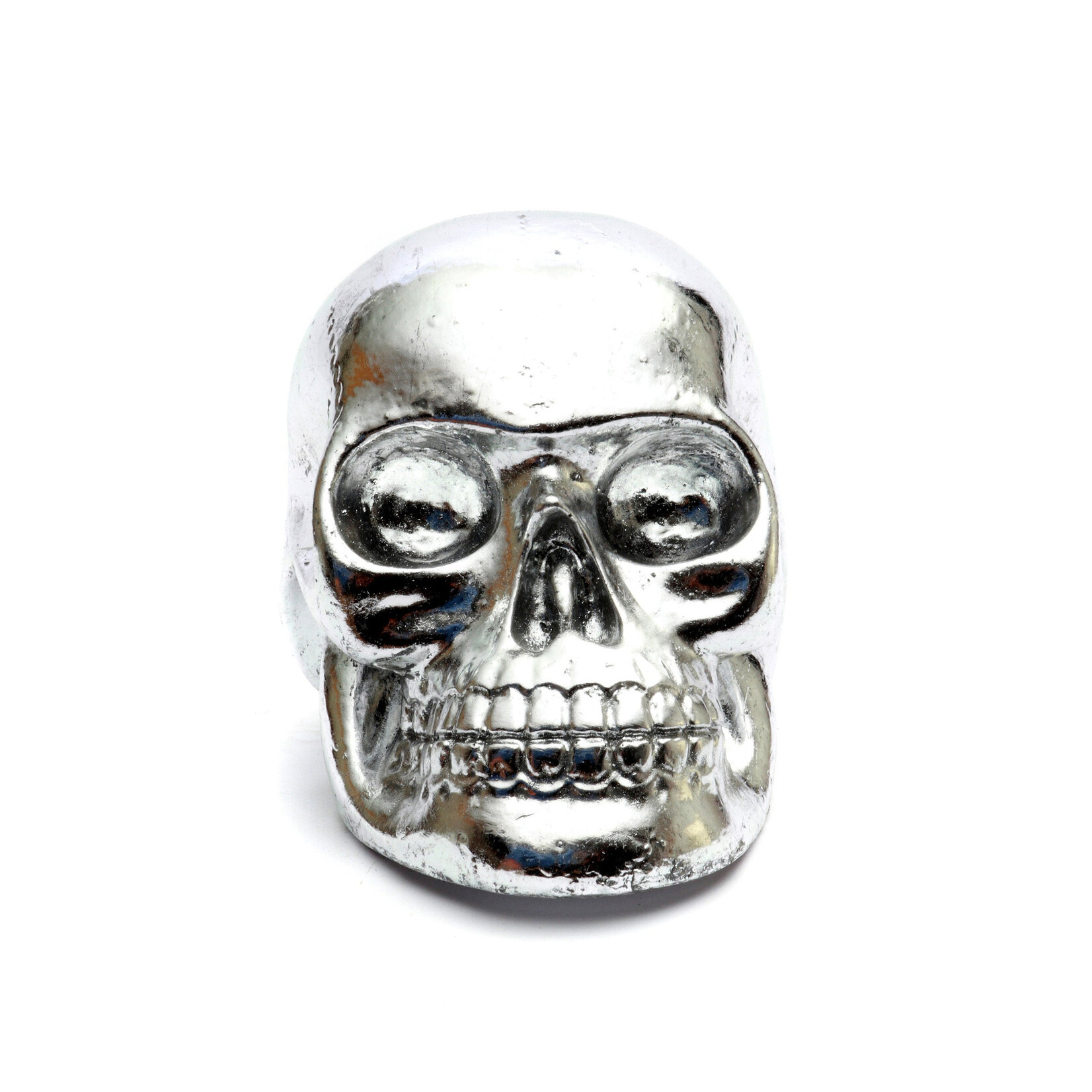 Bazar Bizar The Resin Skull Head Silver S