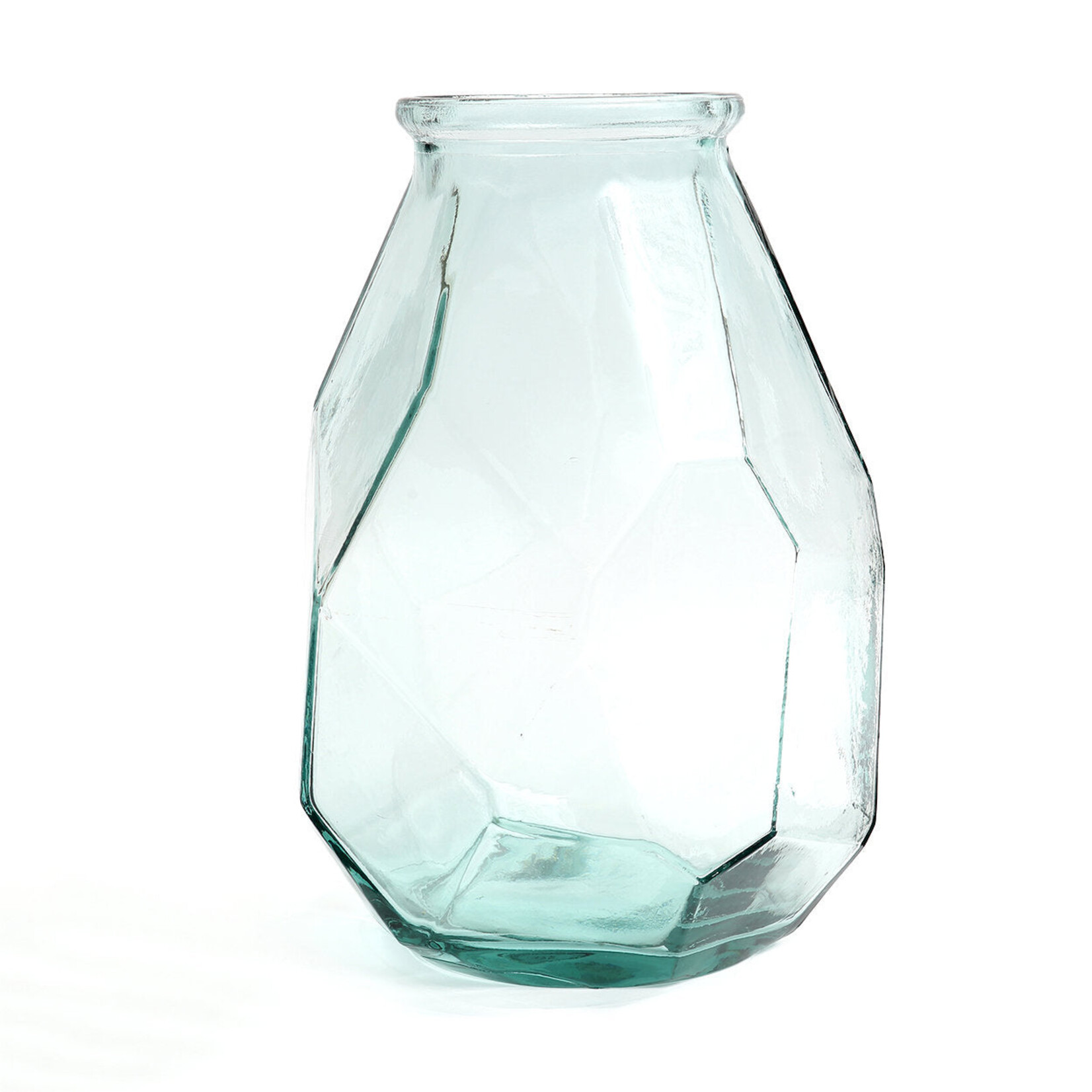 Bazar Bizar Antwerp The Long Origami Vase - Blue