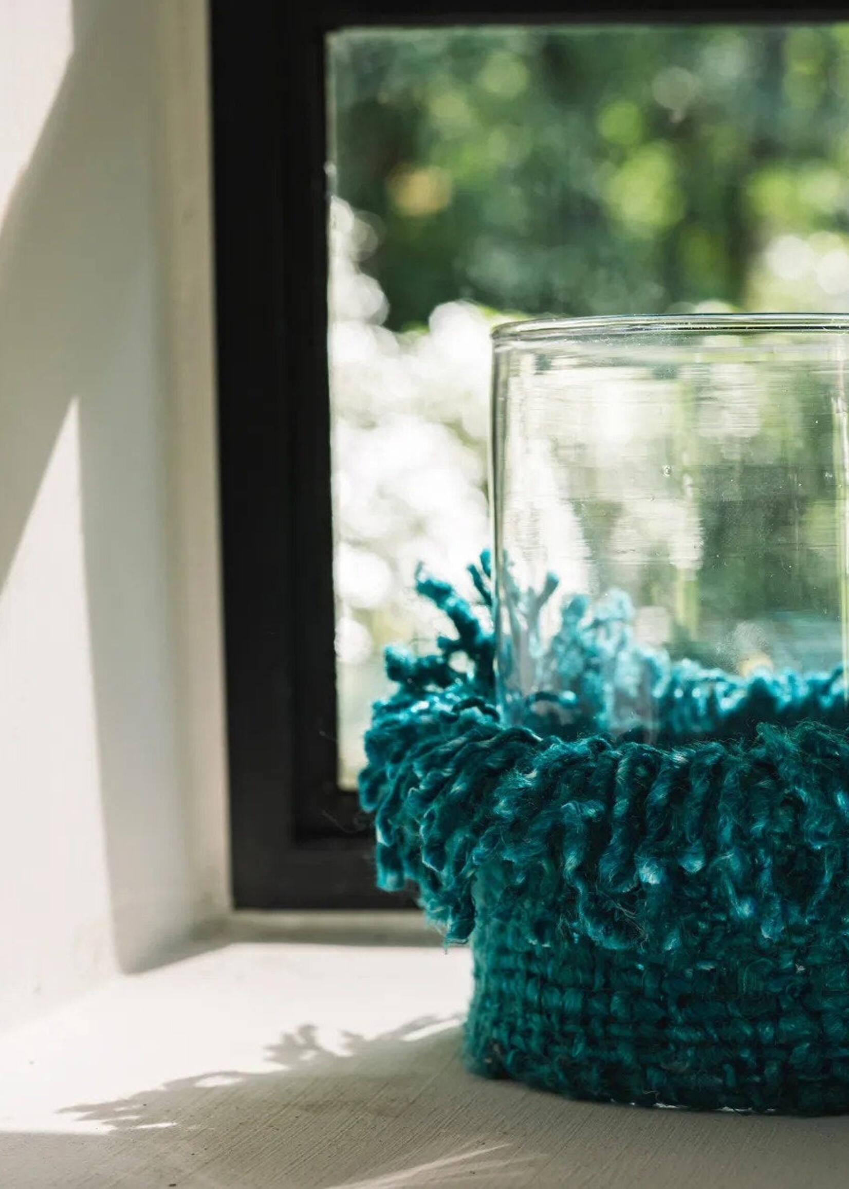 Bazar Bizar Antwerp The Oh My Gee Candle Holder - Aqua - XL