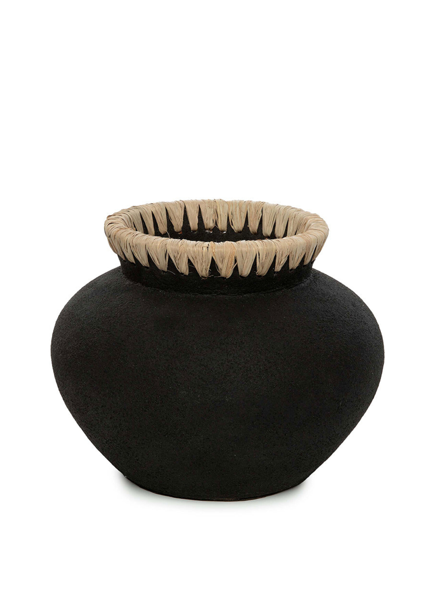 Bazar Bizar Antwerp The Styly Vase - Black Natural - S