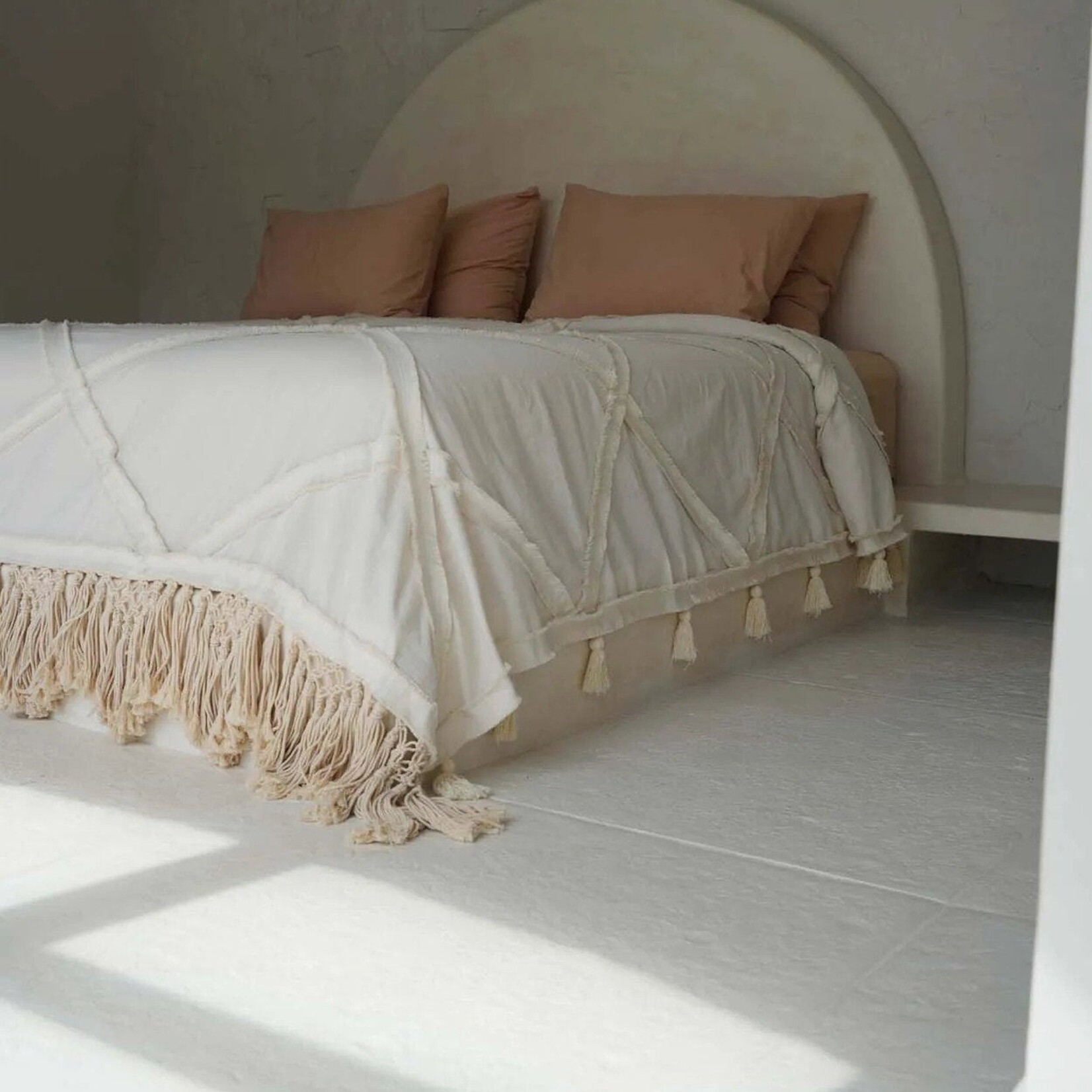 Bazar Bizar Antwerp The Berber Bed Throw - Natural