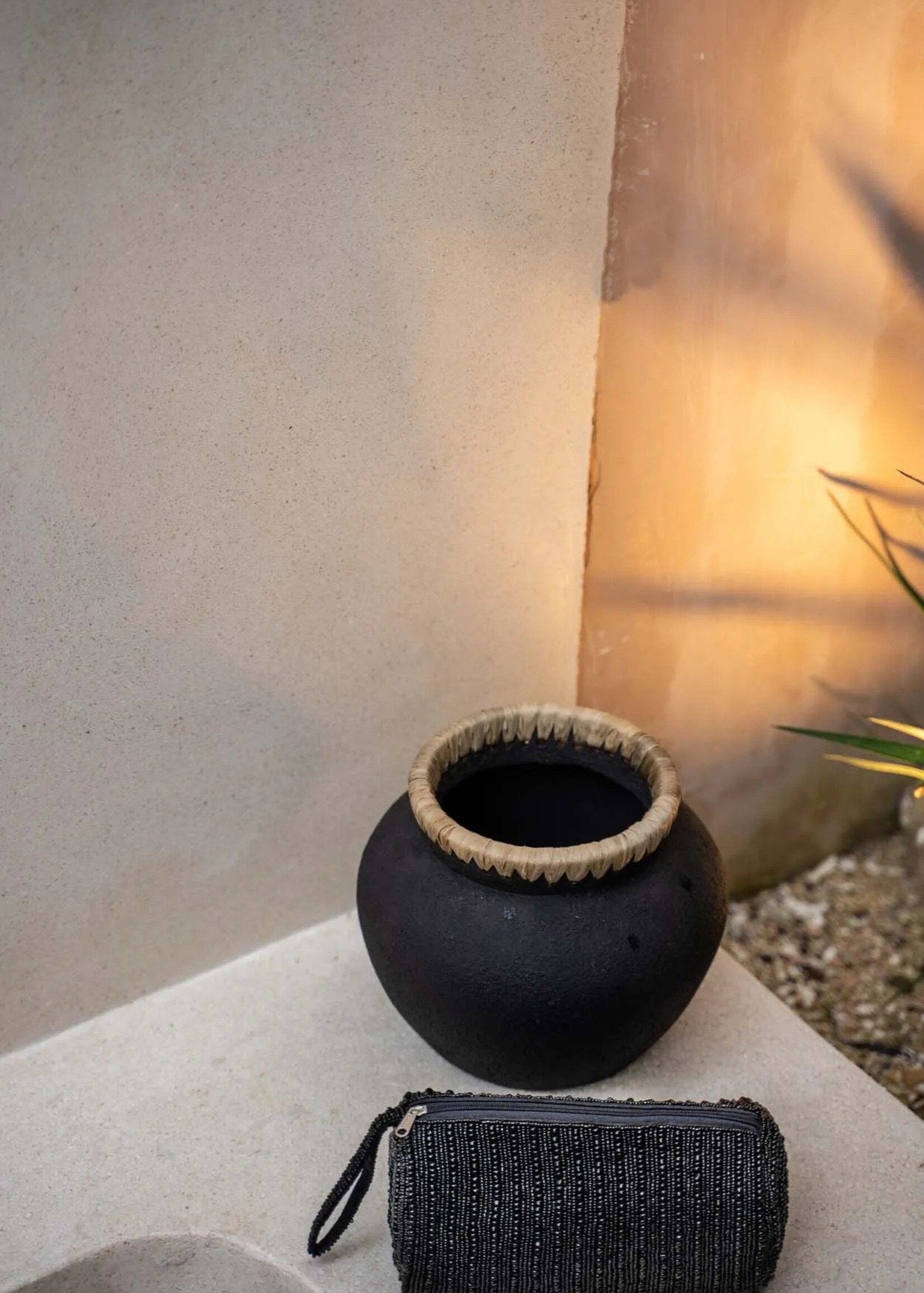 Bazar Bizar Antwerp The Styly Vase - Black Natural - S