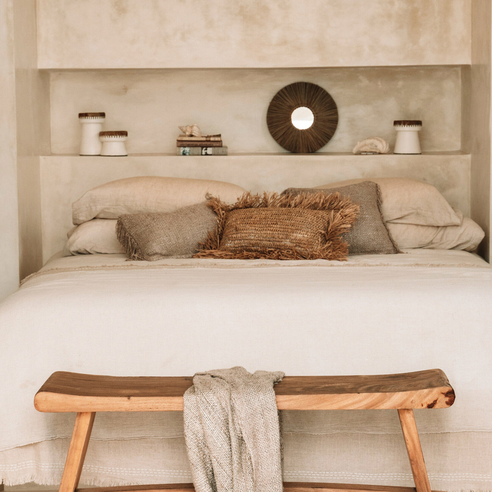 Bazar Bizar Antwerp The s'il vous Plaid - Beige
