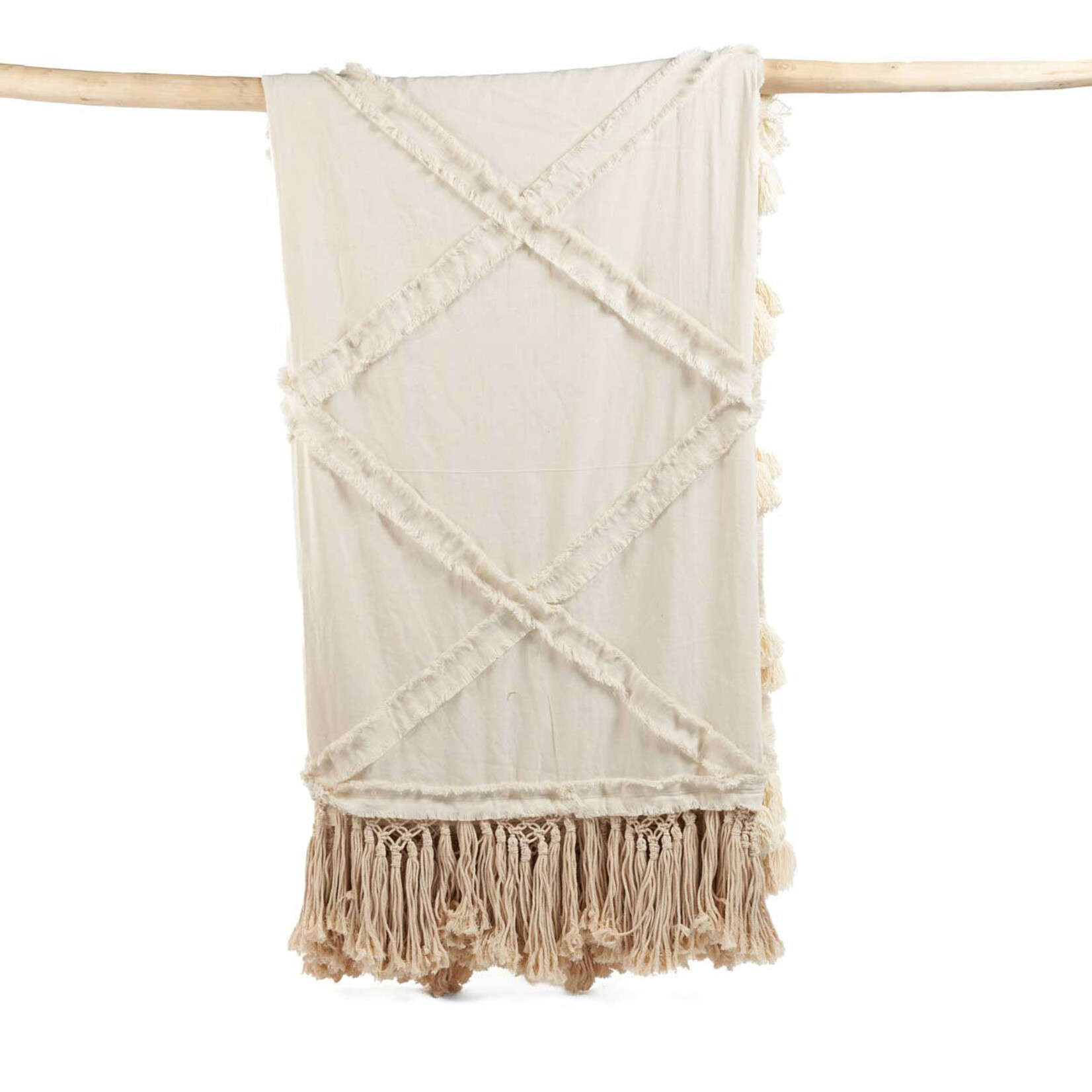 Bazar Bizar Antwerp The Berber Bed Throw - Natural