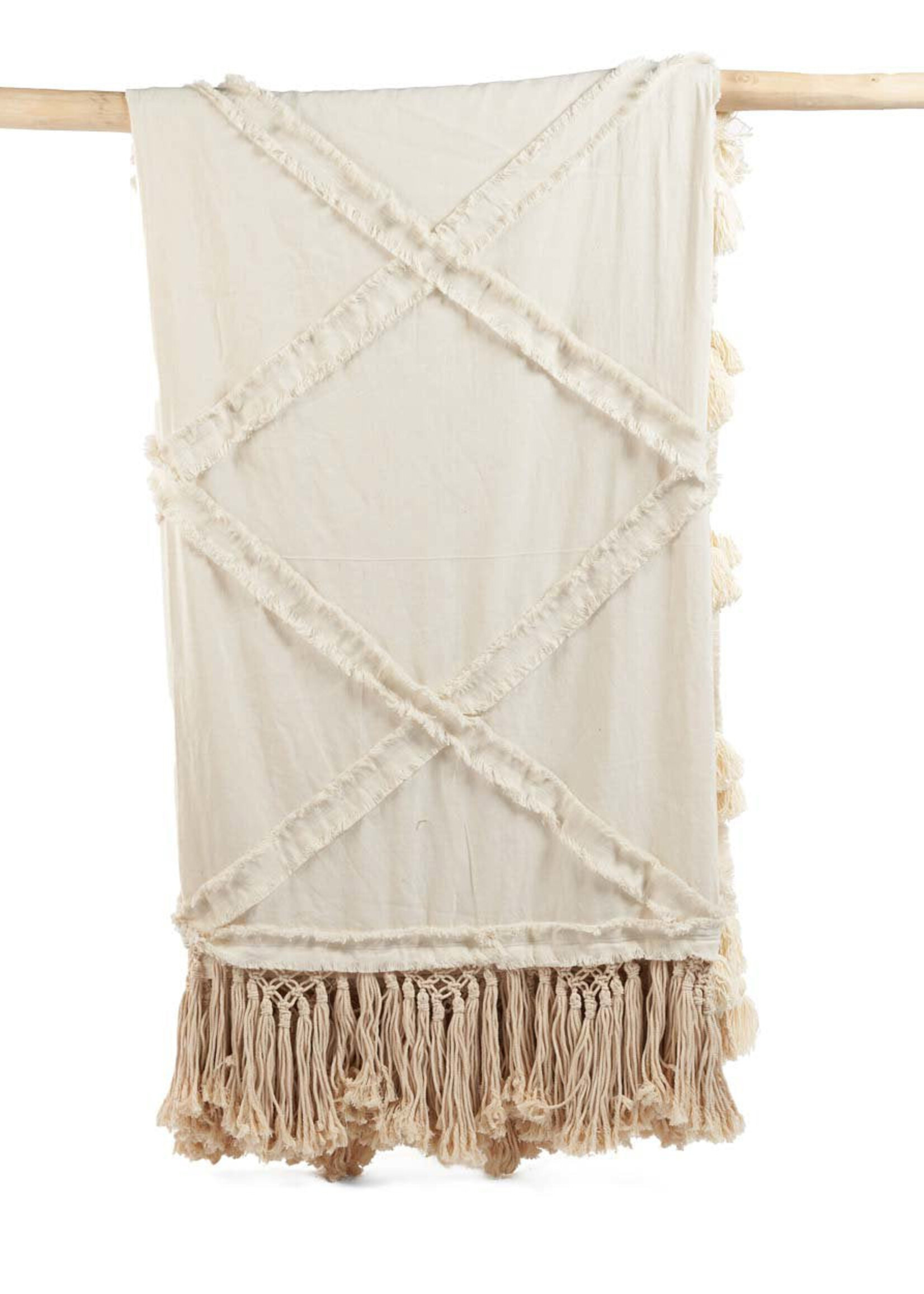 Bazar Bizar Antwerp The Berber Bed Throw - Natural