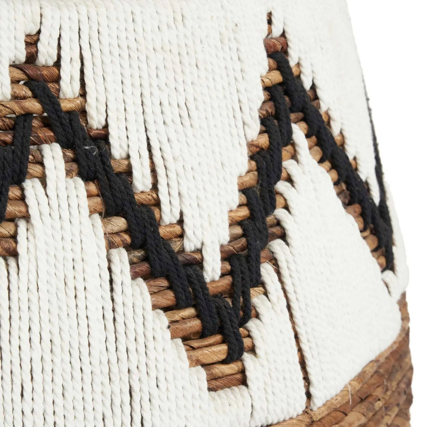 Bazar Bizar Antwerp The Little Bay Beach Basket - Natural White - L