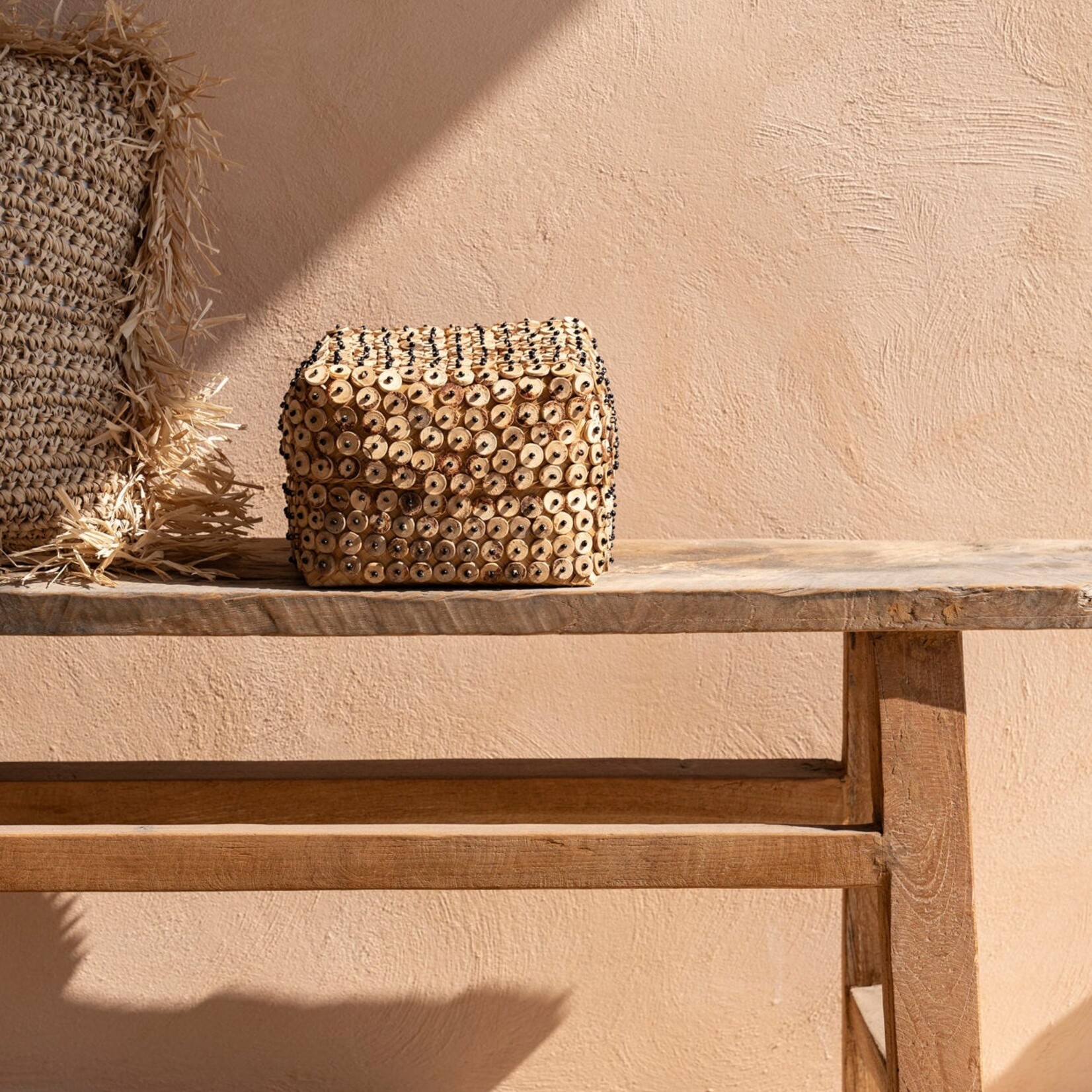 Bazar Bizar Antwerp The Coconut Shell Basket - Natural - M