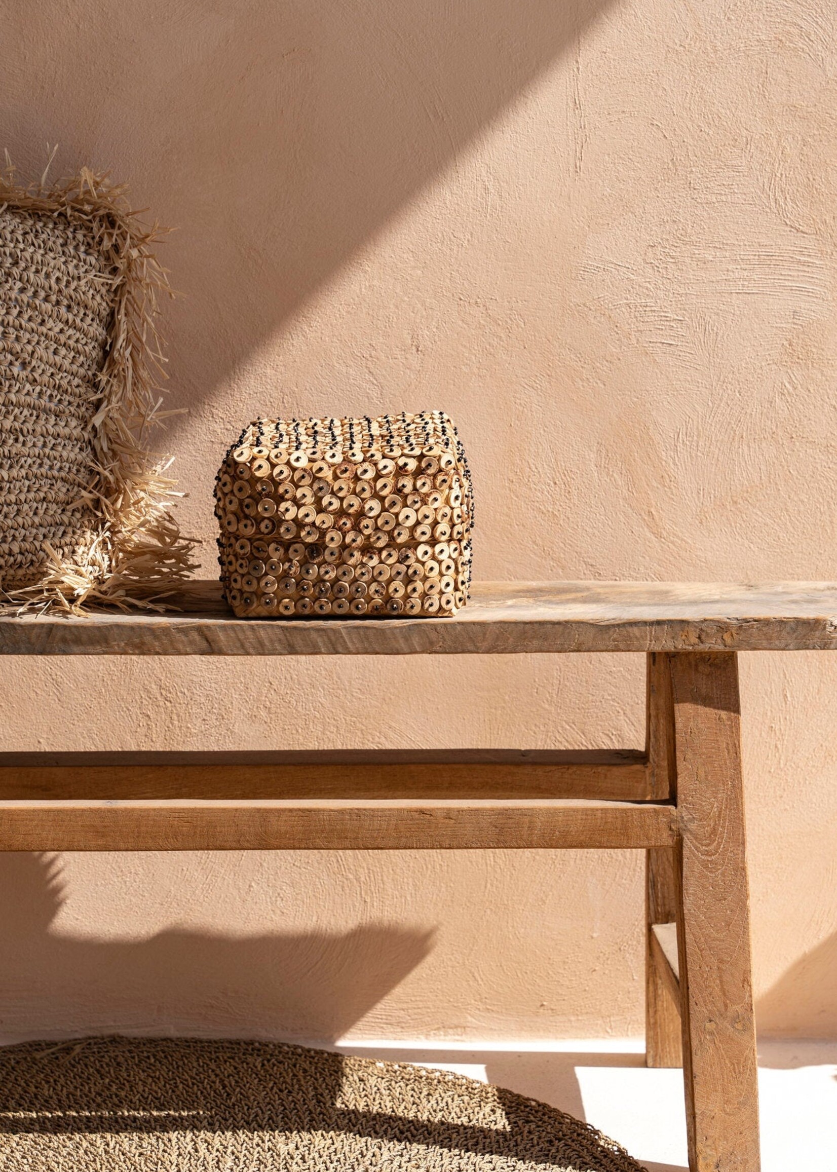 Bazar Bizar Antwerp The Coconut Shell Basket - Natural - M