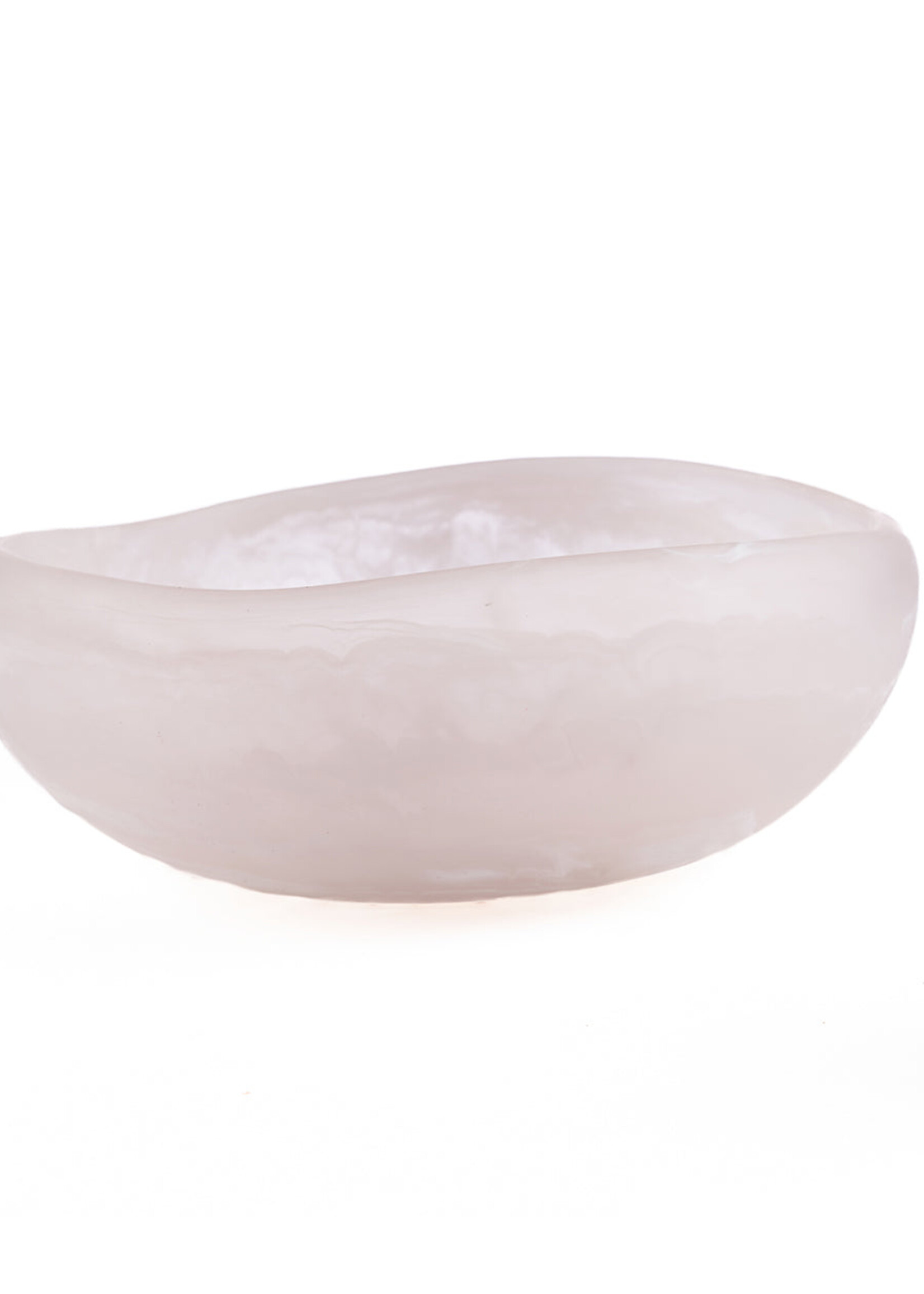 Bazar Bizar Antwerp The Resin Organic Bowl - Pink White - L
