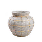 Bazar Bizar Antwerp The Belly Vase - Concrete Natural - M