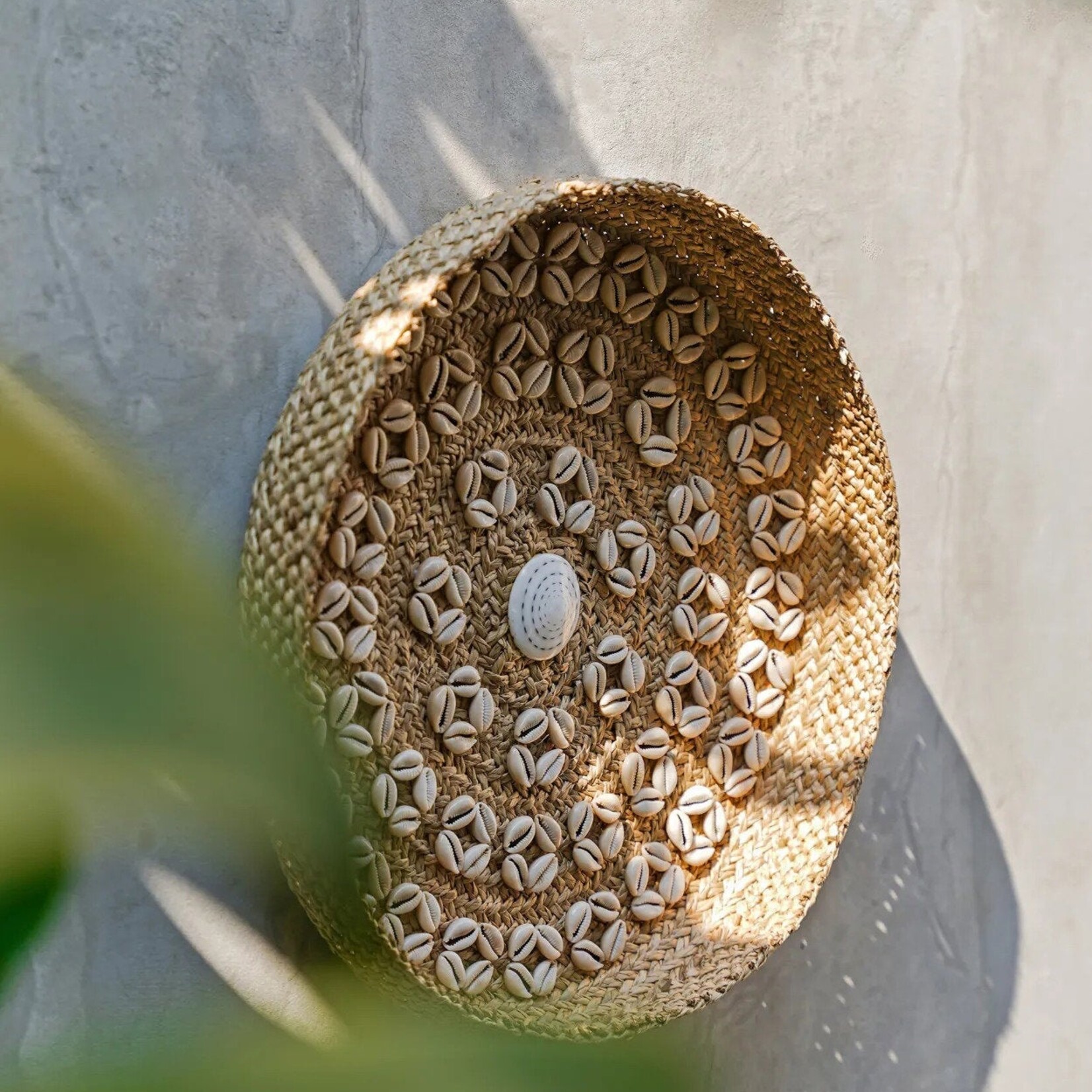 Bazar Bizar Antwerp The Caribe Shell Plate - Natural White - M