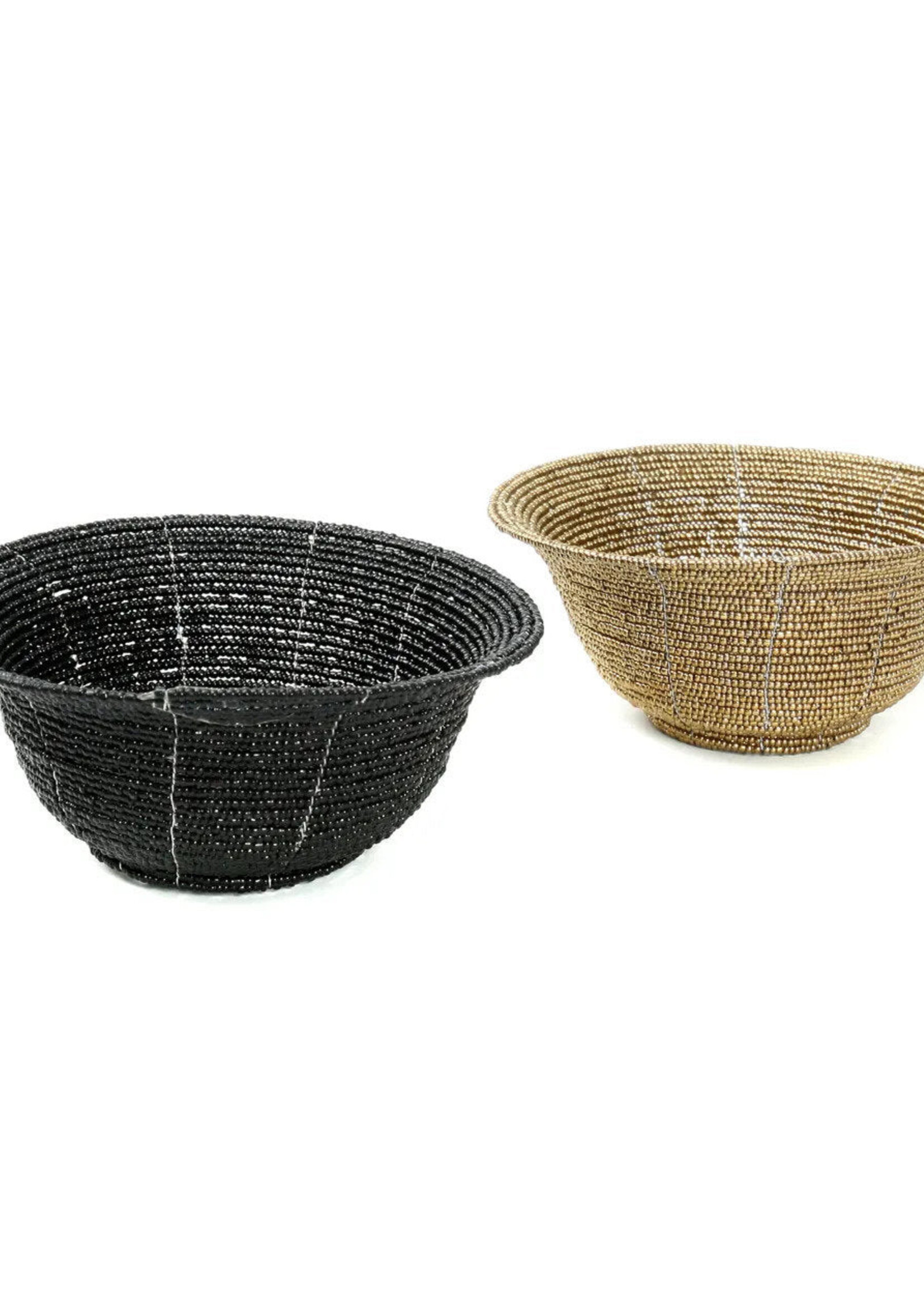 Bazar Bizar Antwerp The Beaded Bowl Low - Gold - S