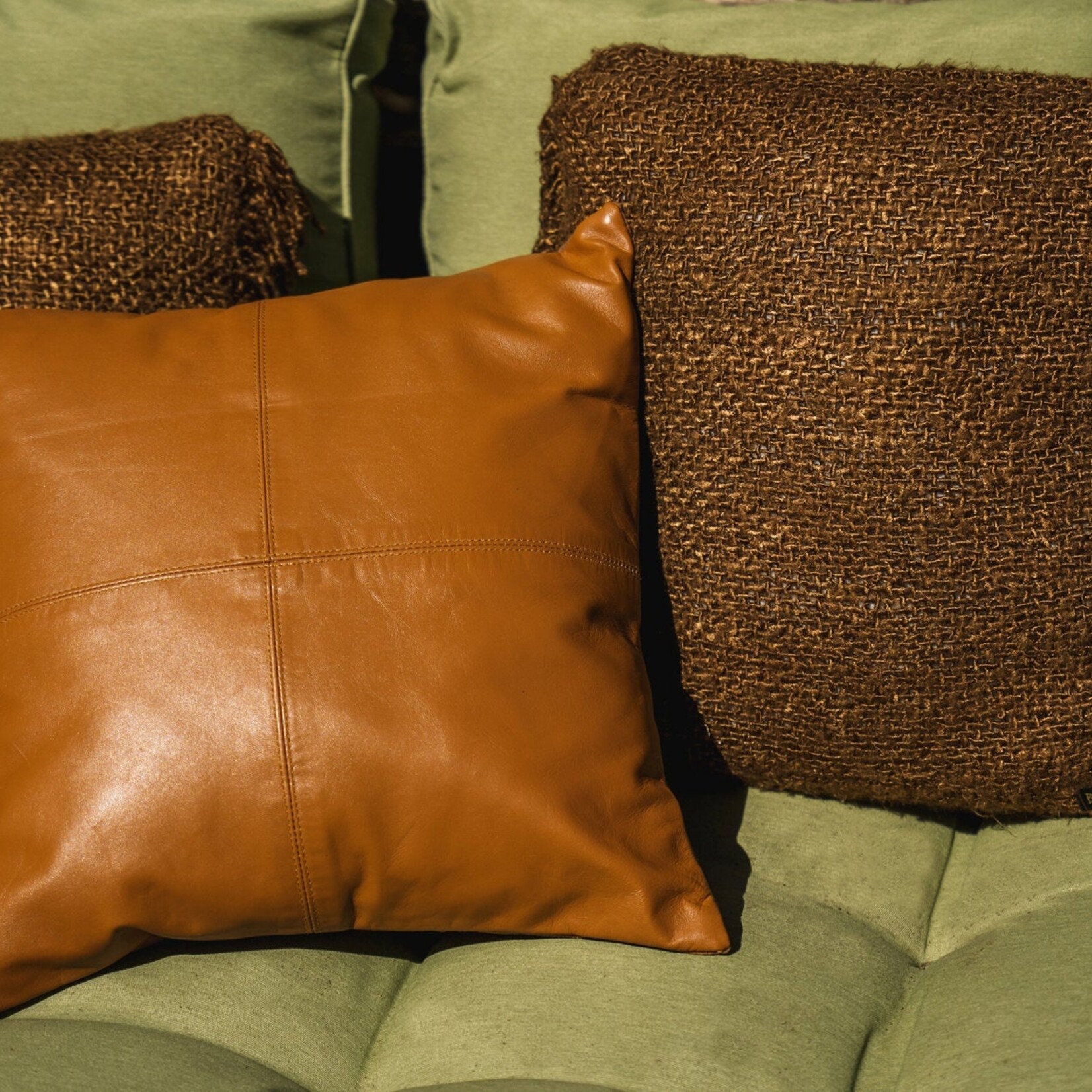 Bazar Bizar Antwerp The Oh My Gee Cushion Cover - Brown - 40x40