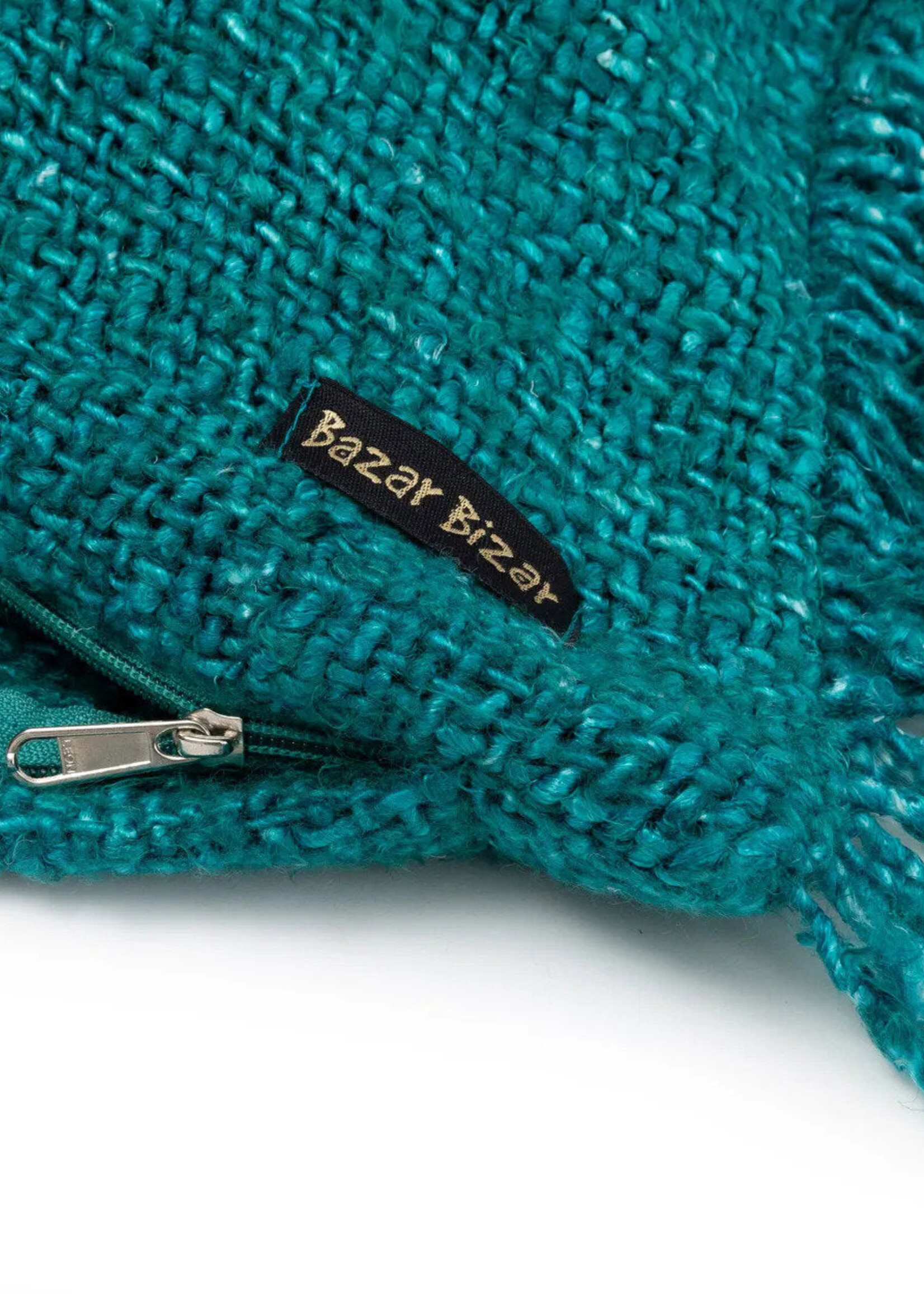 Bazar Bizar Antwerp The Oh My Gee Cushion Cover - Aqua - 35x100