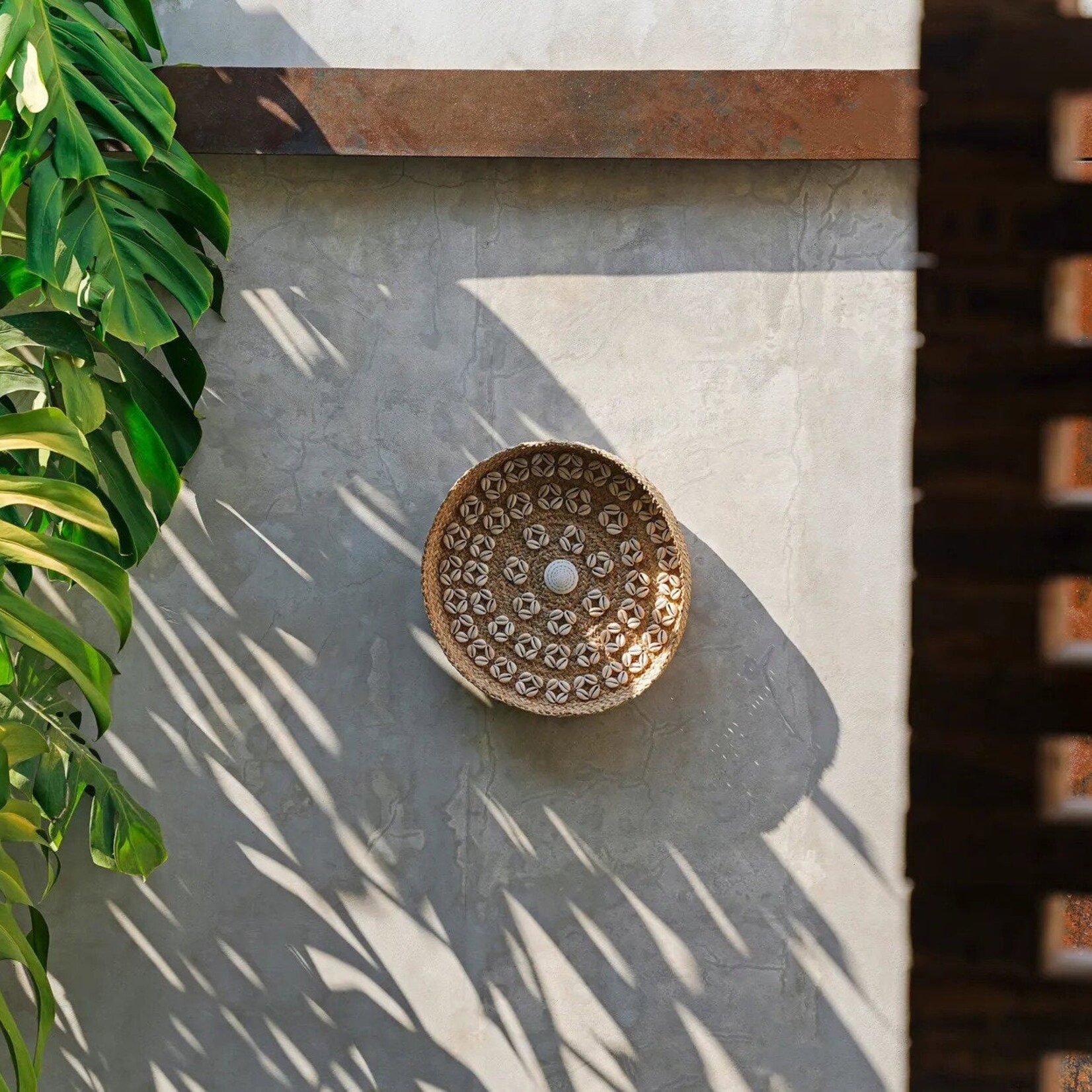 Bazar Bizar Antwerp The Caribe Shell Plate - Natural White - M