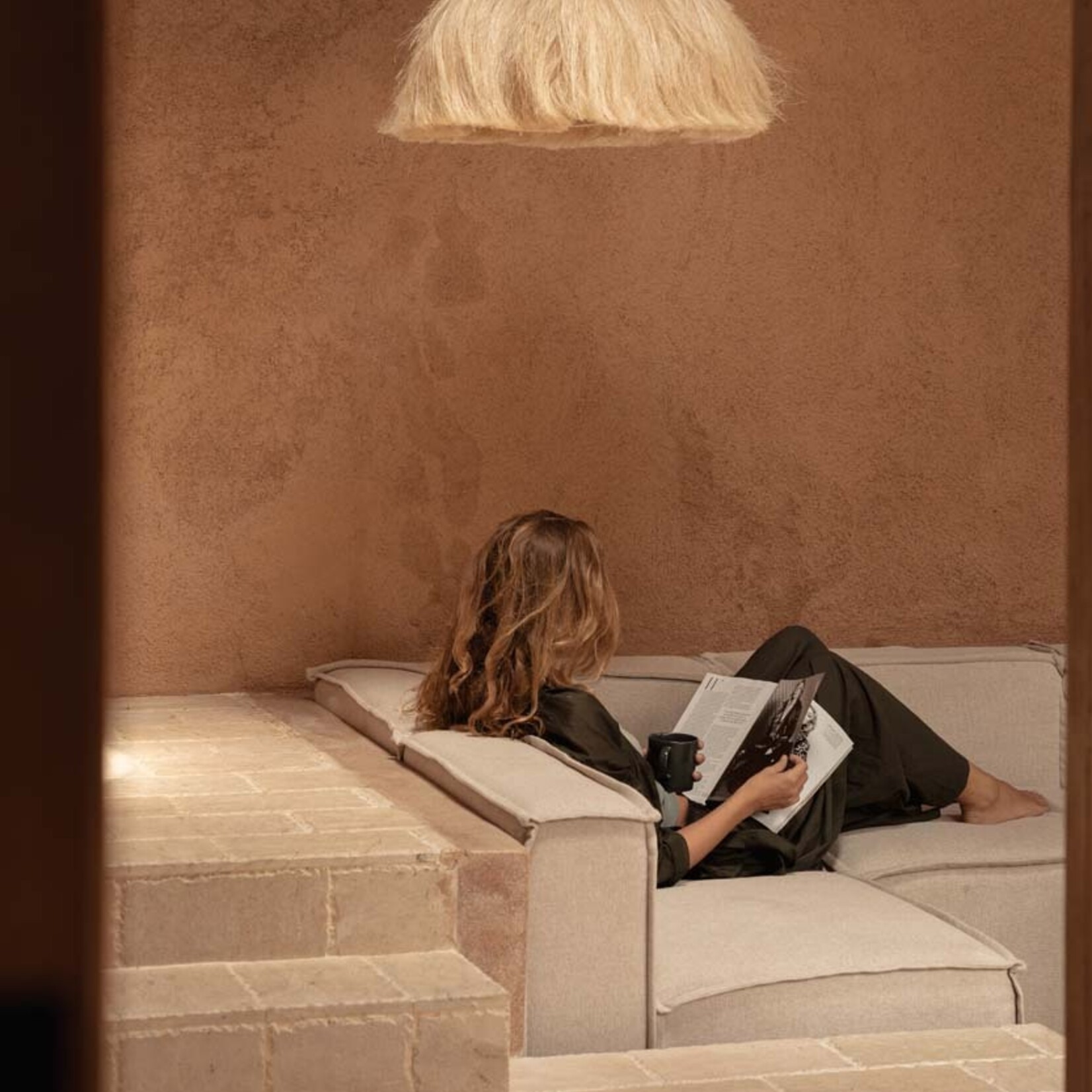 Bazar Bizar Antwerp The Rami Pendant - Natural - M