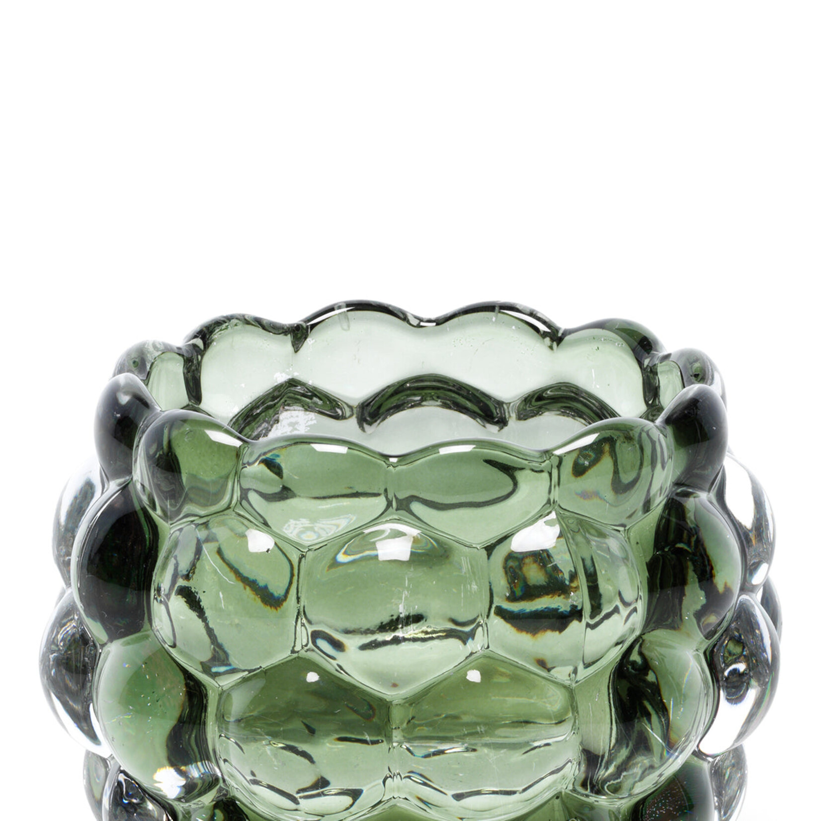 Bazar Bizar Antwerp The Bubble Glow Candle Holder - Green