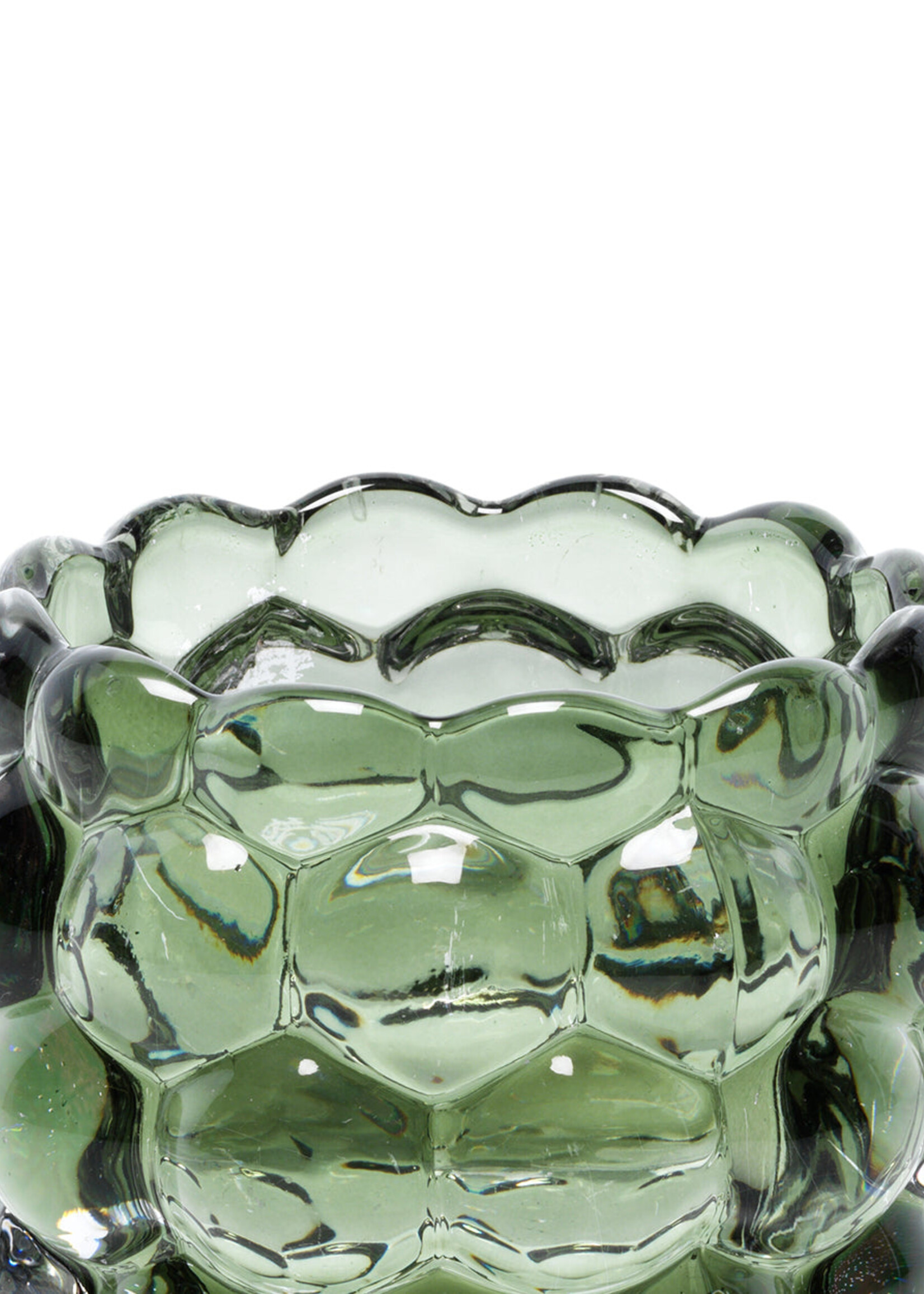 Bazar Bizar Antwerp The Bubble Glow Candle Holder - Green