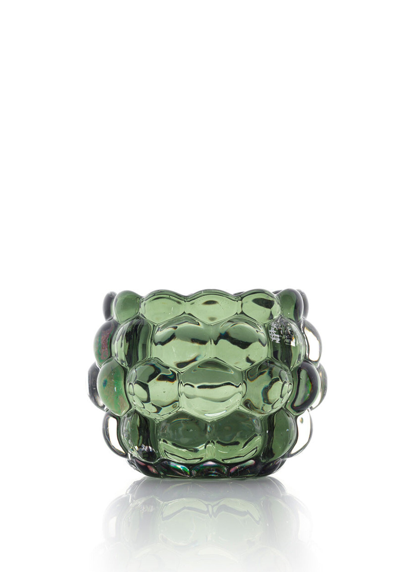 Bazar Bizar Antwerp The Bubble Glow Candle Holder - Green