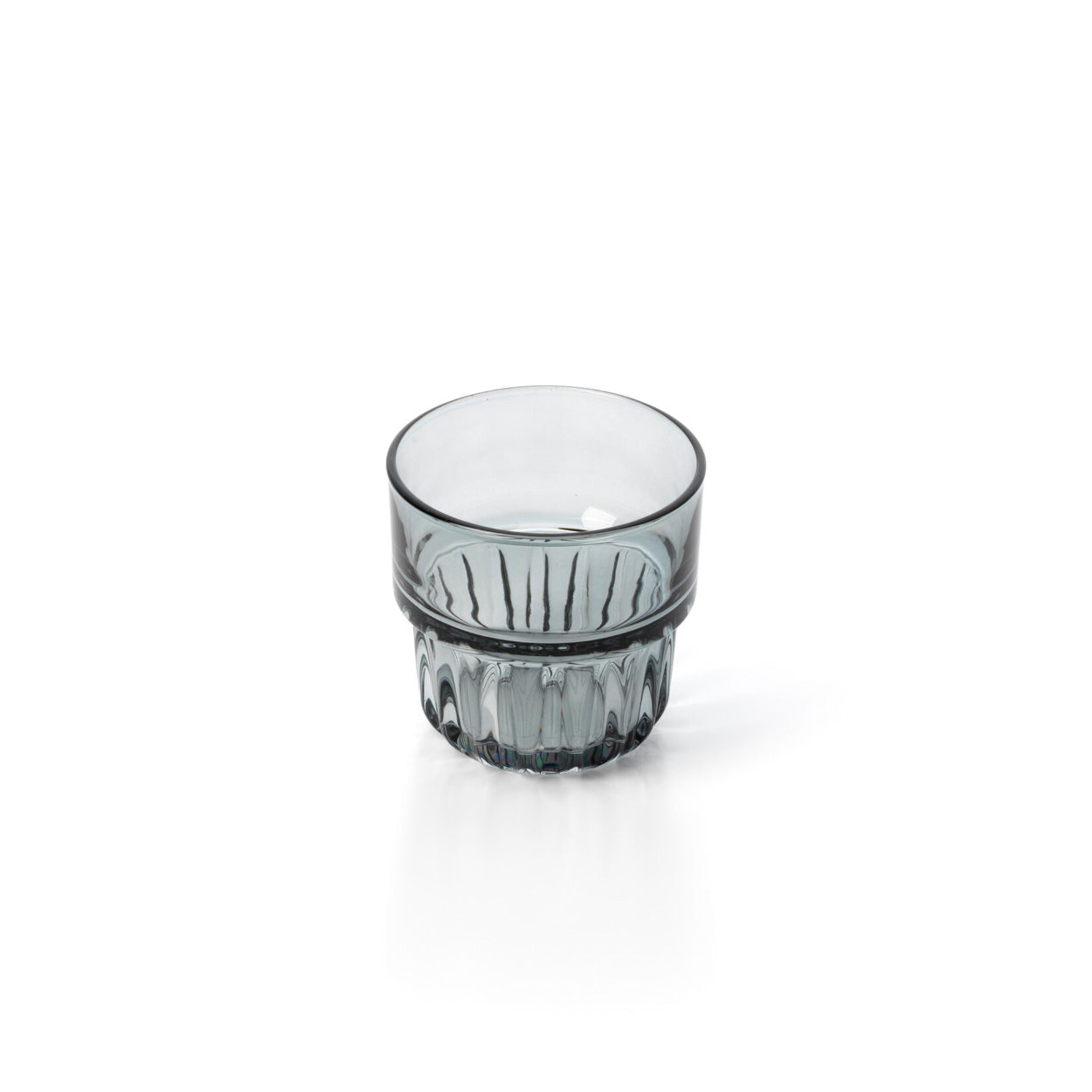 Bazar Bizar Antwerp The Faceted Tumbler - Smoky Grey