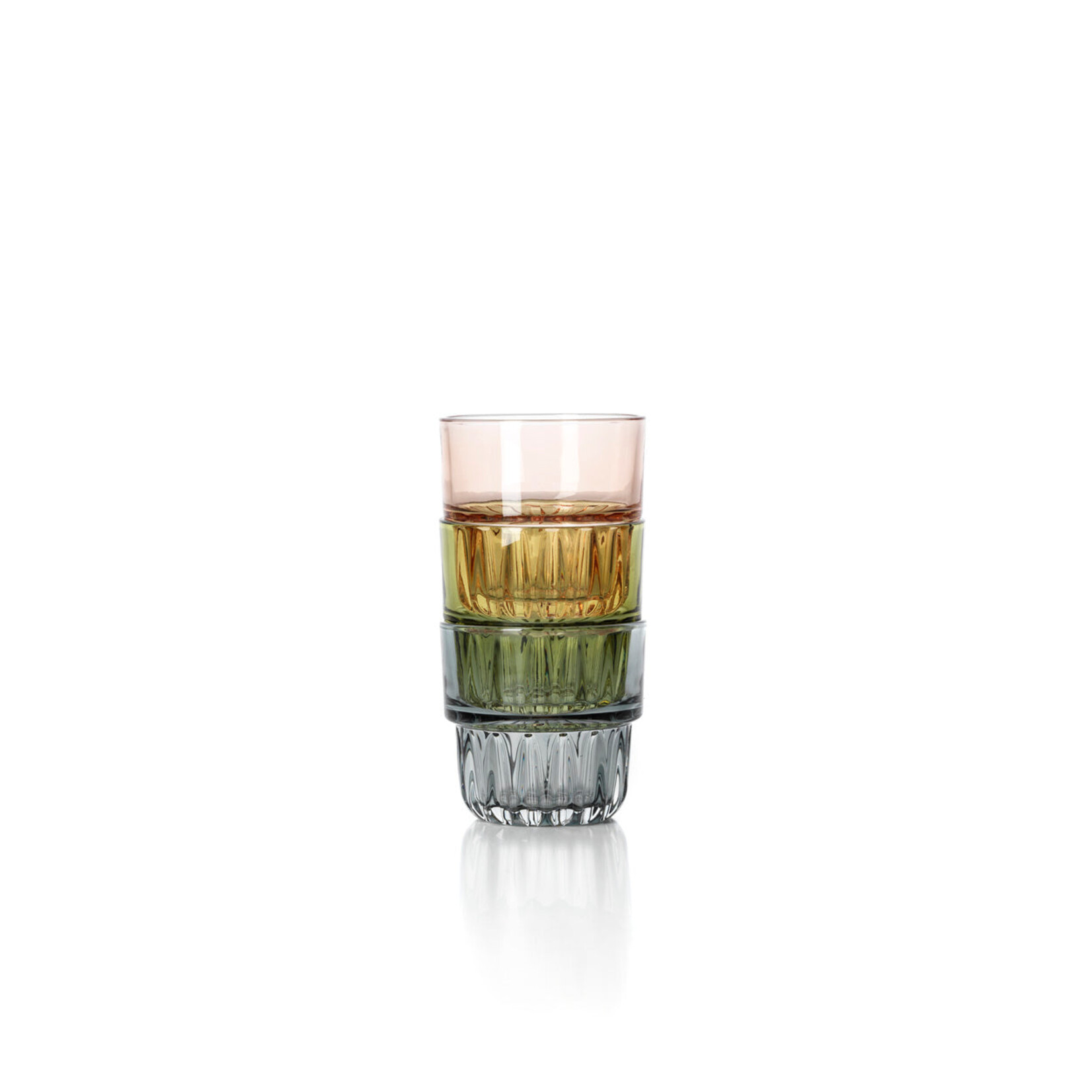 Bazar Bizar Antwerp The Faceted Tumbler - Smoky Grey