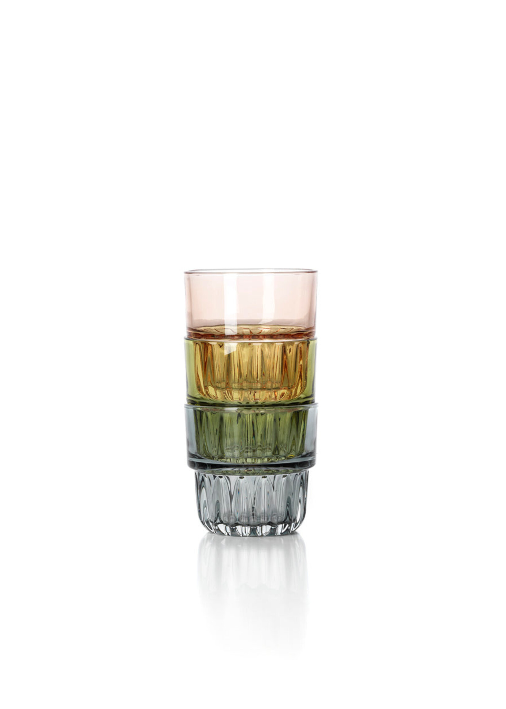 Bazar Bizar Antwerp The Faceted Tumbler - Smoky Grey