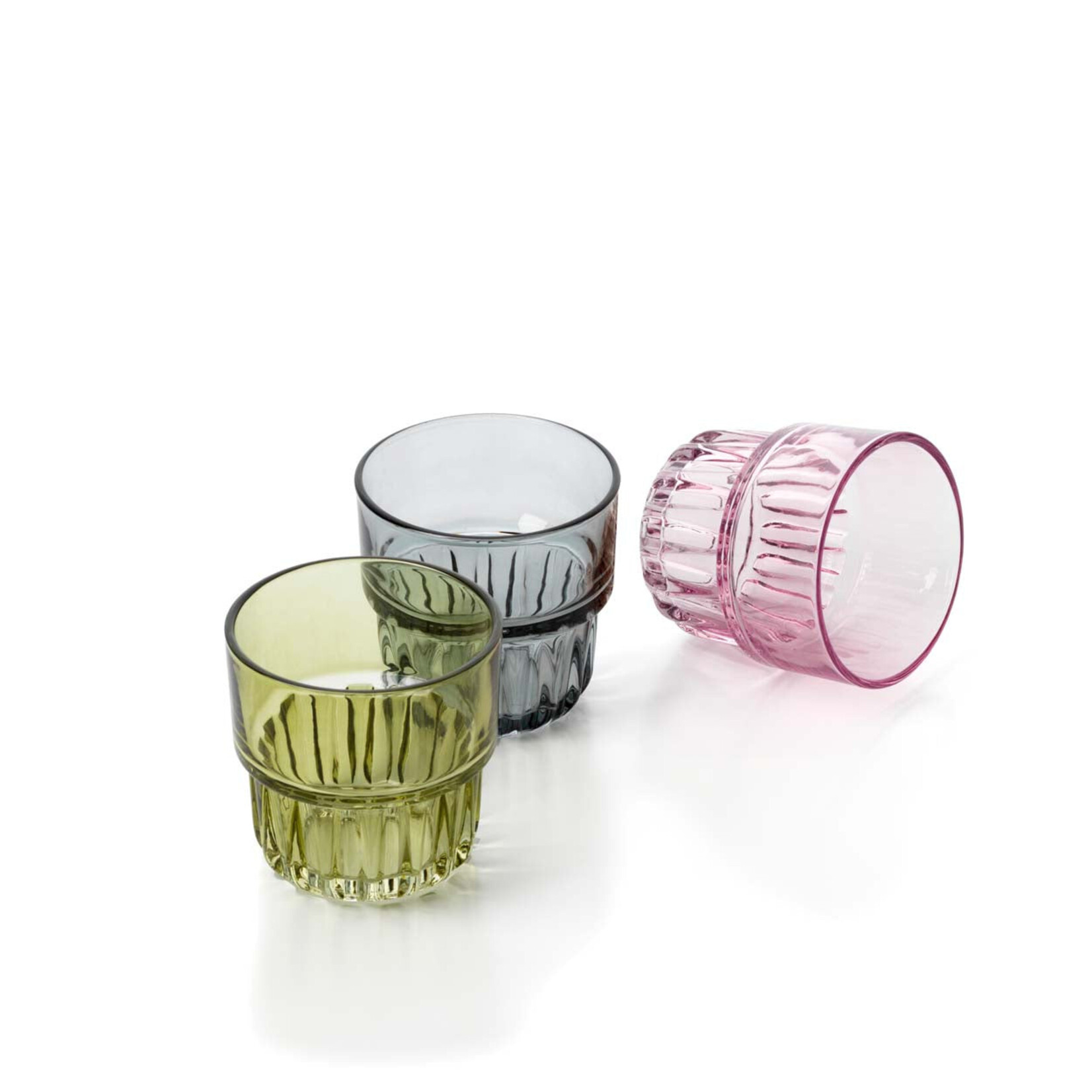 Bazar Bizar Antwerp The Faceted Tumbler - Blush