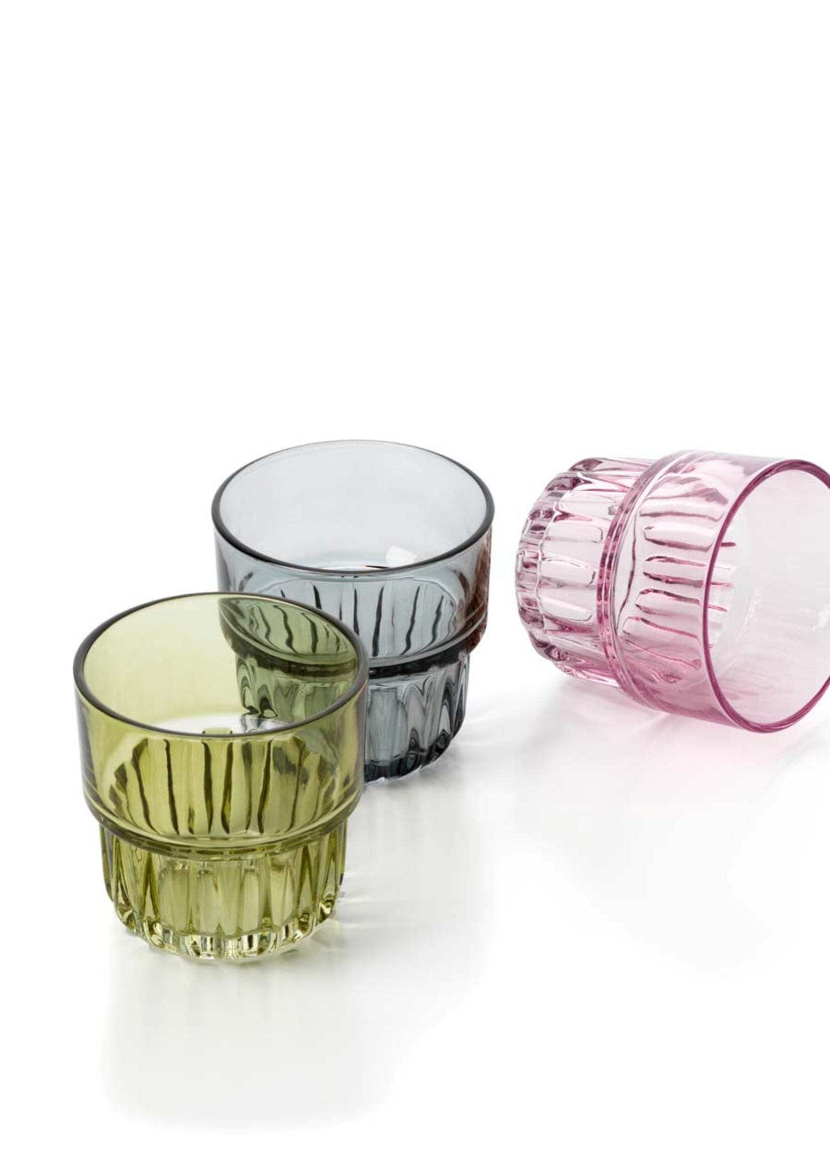 Bazar Bizar Antwerp The Faceted Tumbler - Blush
