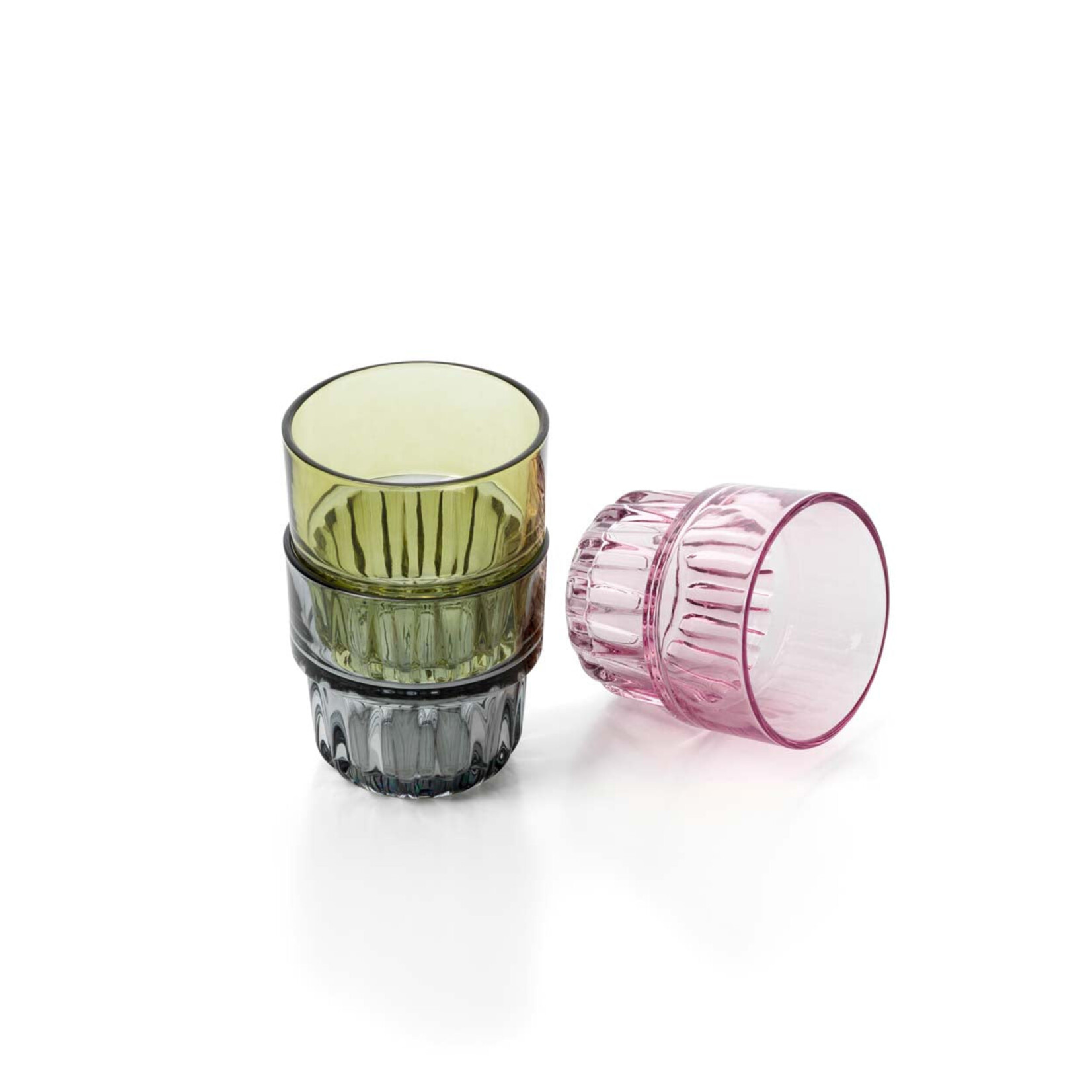 Bazar Bizar Antwerp The Faceted Tumbler - Blush