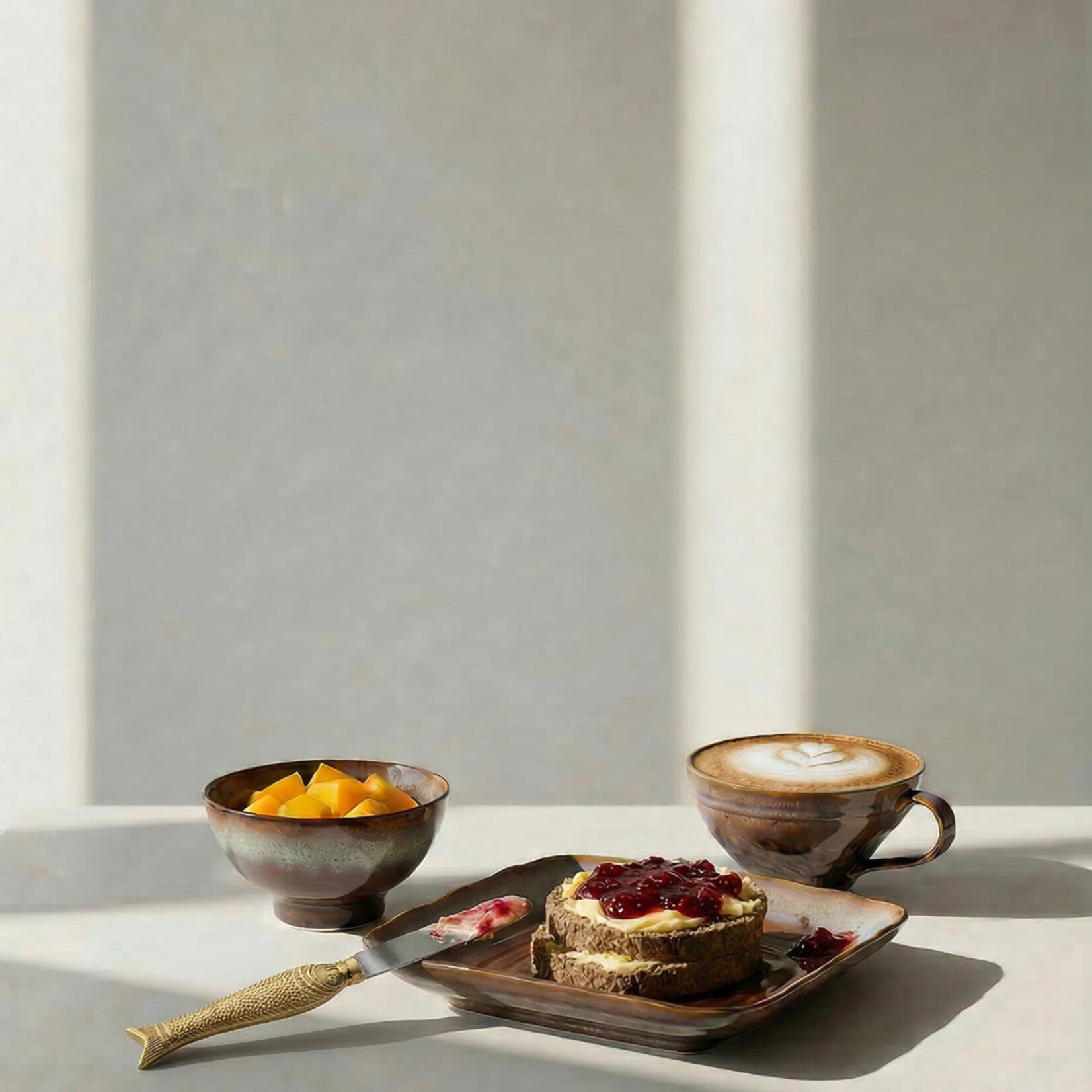 Bazar Bizar Antwerp The Smoked Horizon Bowl - Brown Grey - S