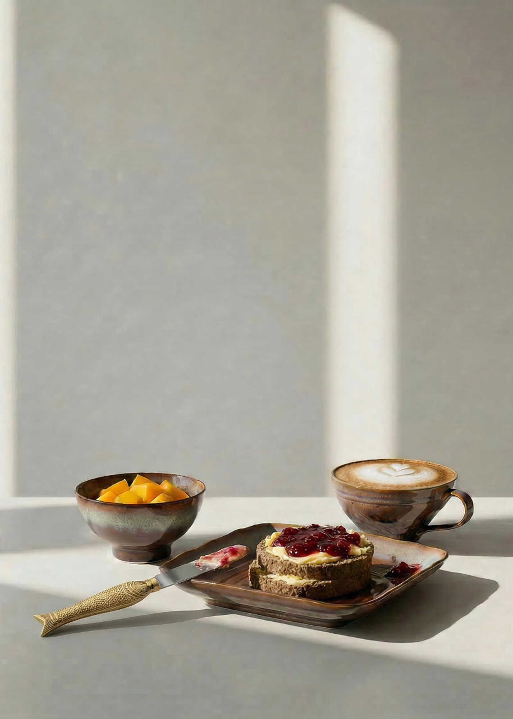 Bazar Bizar Antwerp The Smoked Horizon Bowl - Brown Grey - S