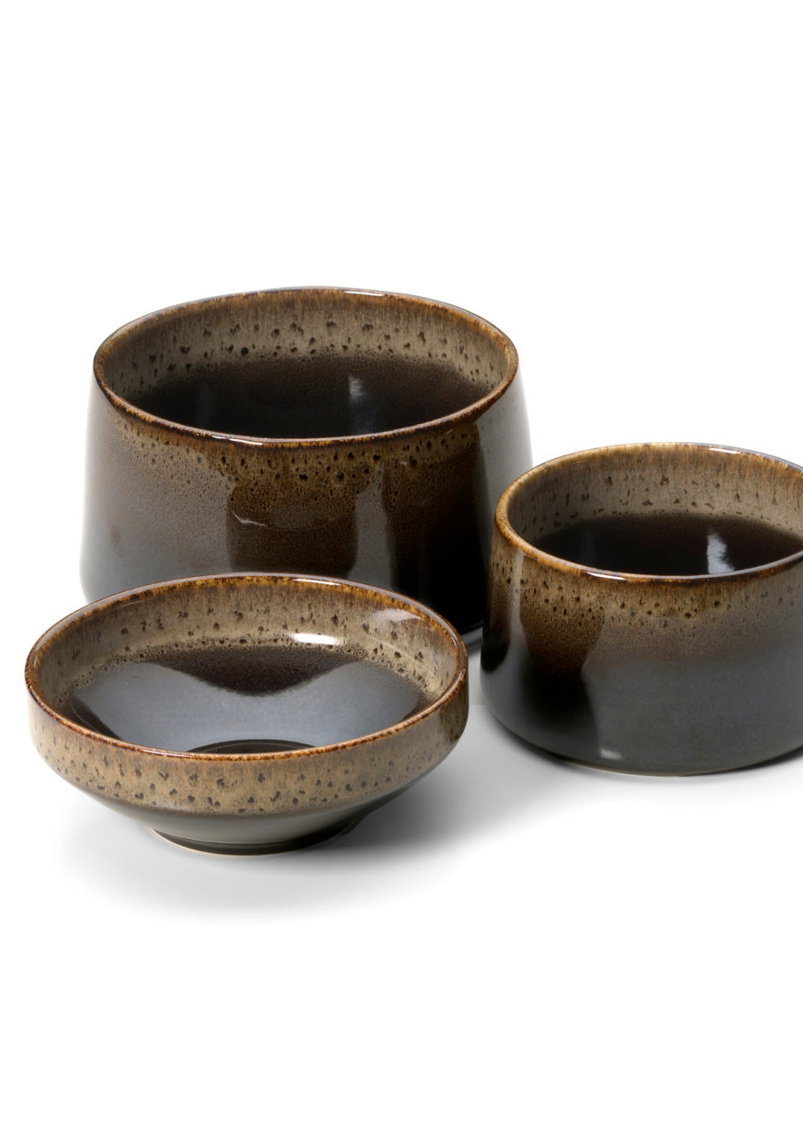 Bazar Bizar Antwerp The Kyoto Low Bowl - Dark Brown Mud - M