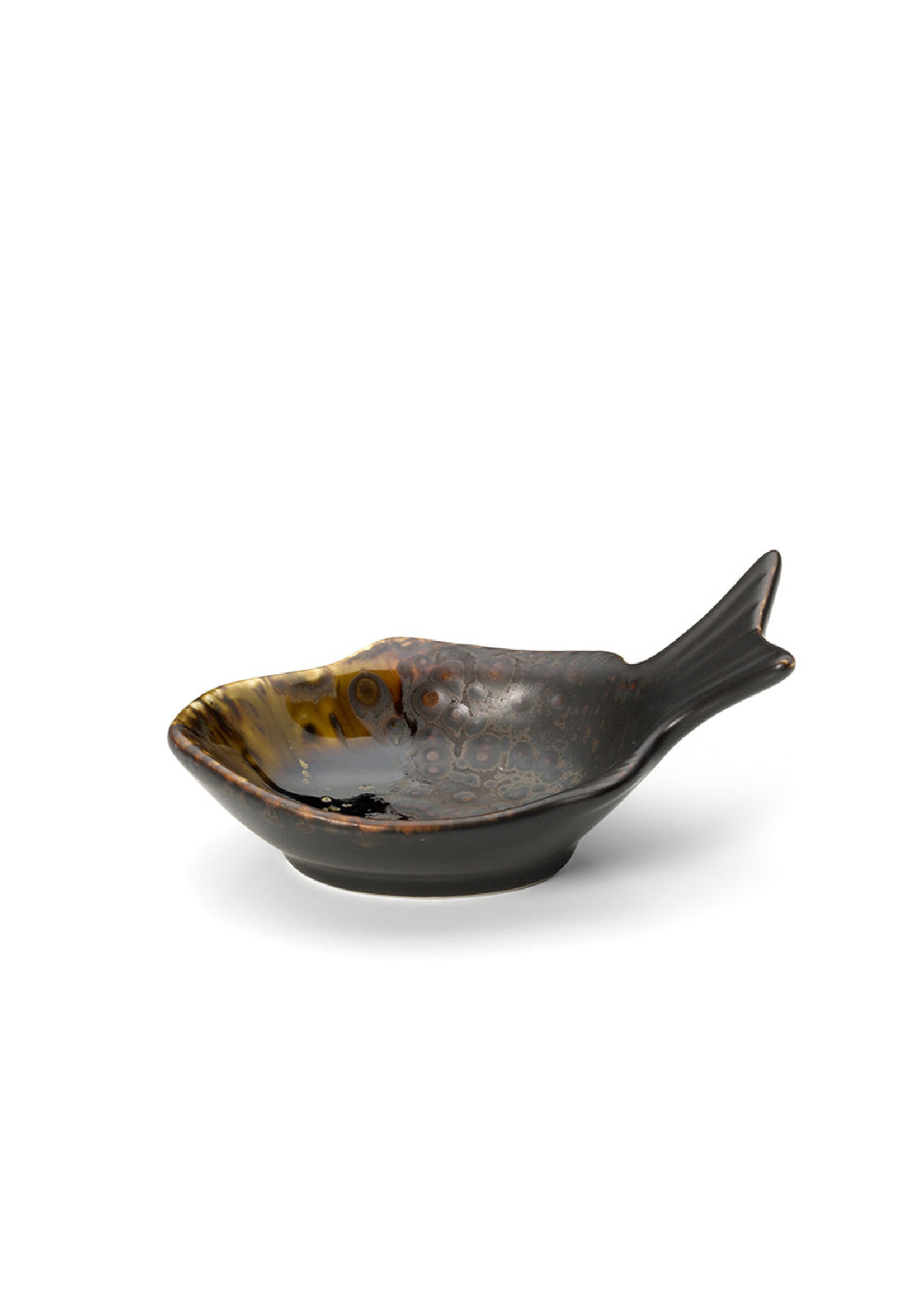 Bazar Bizar Antwerp The Merapi Fish Shaped Bowl - Brown - S