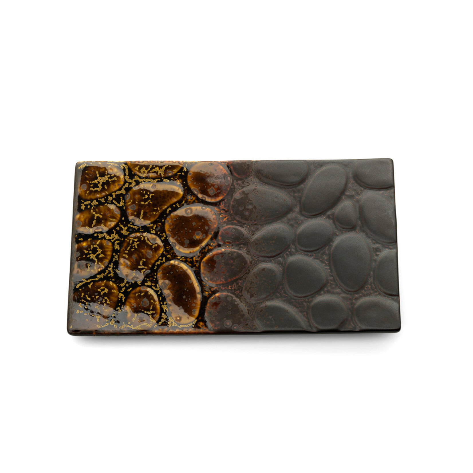 Bazar Bizar Antwerp The Merapi Rectangular Plate - Brown