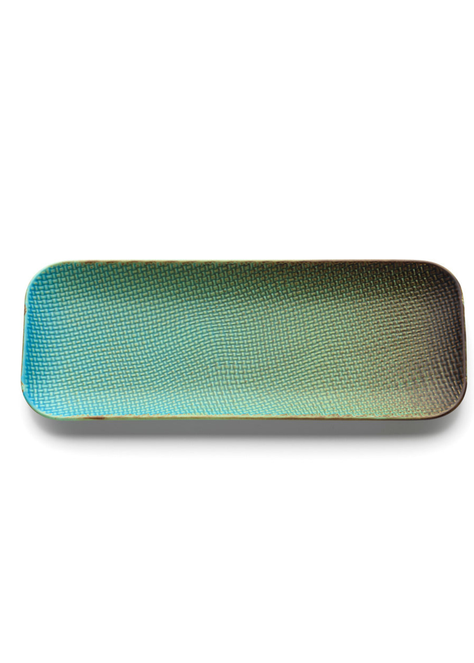 Bazar Bizar Antwerp The Lagoon Rectangular Plate - M