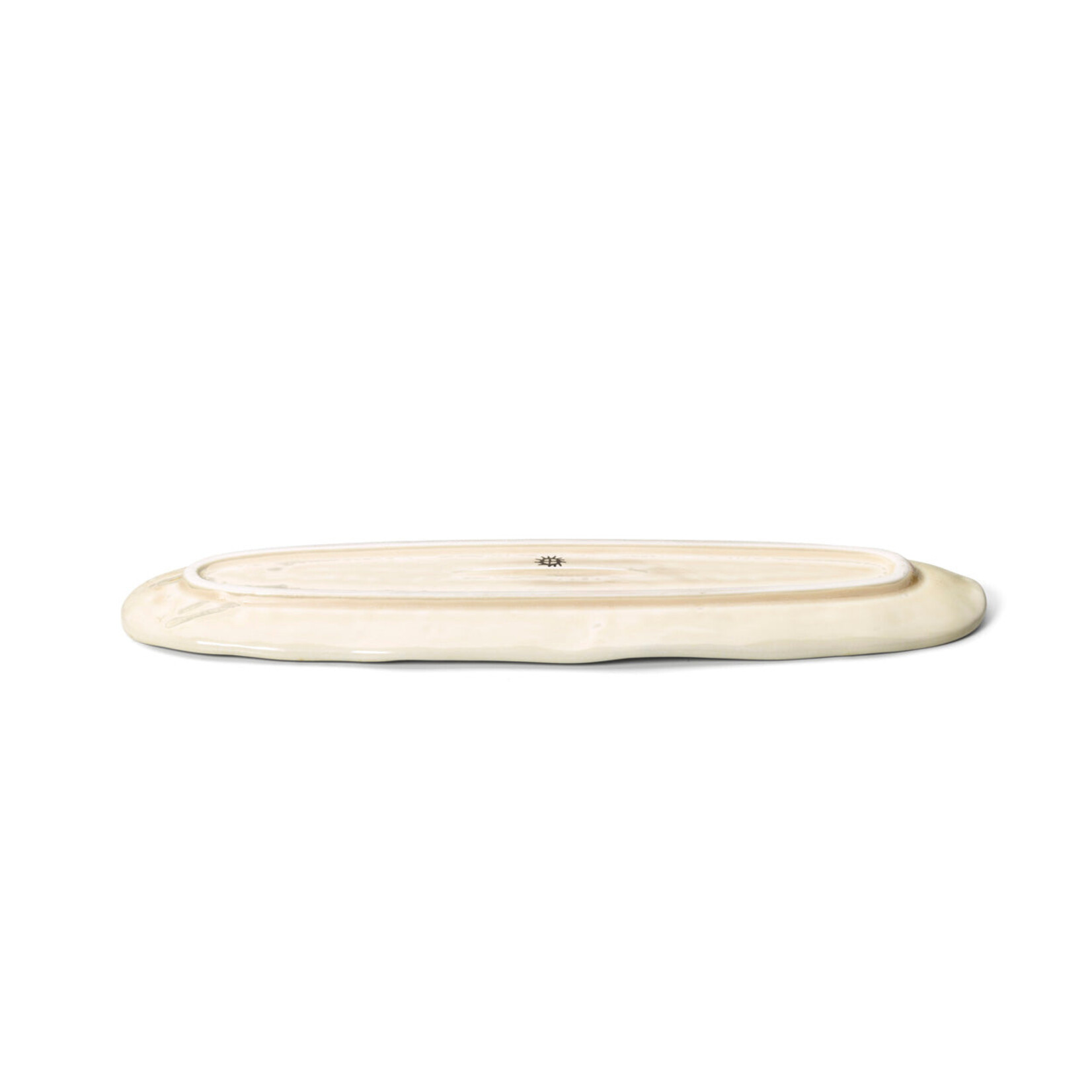 Bazar Bizar Antwerp The Da Rocha Oval Platter - White Honey