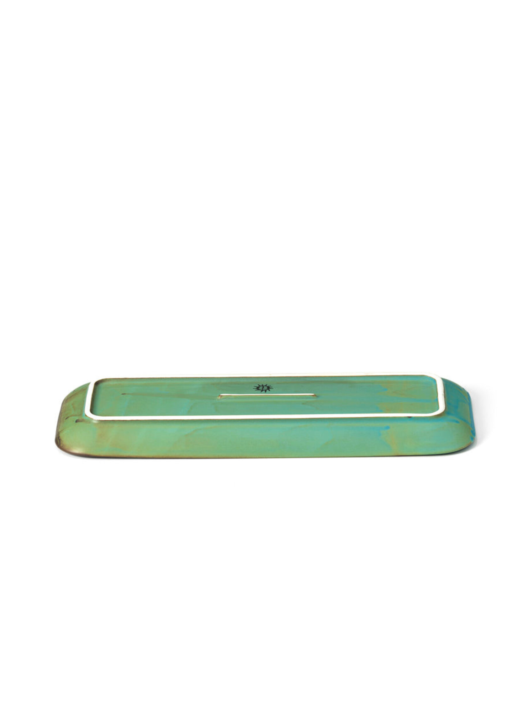 Bazar Bizar Antwerp The Lagoon Rectangular Plate - M